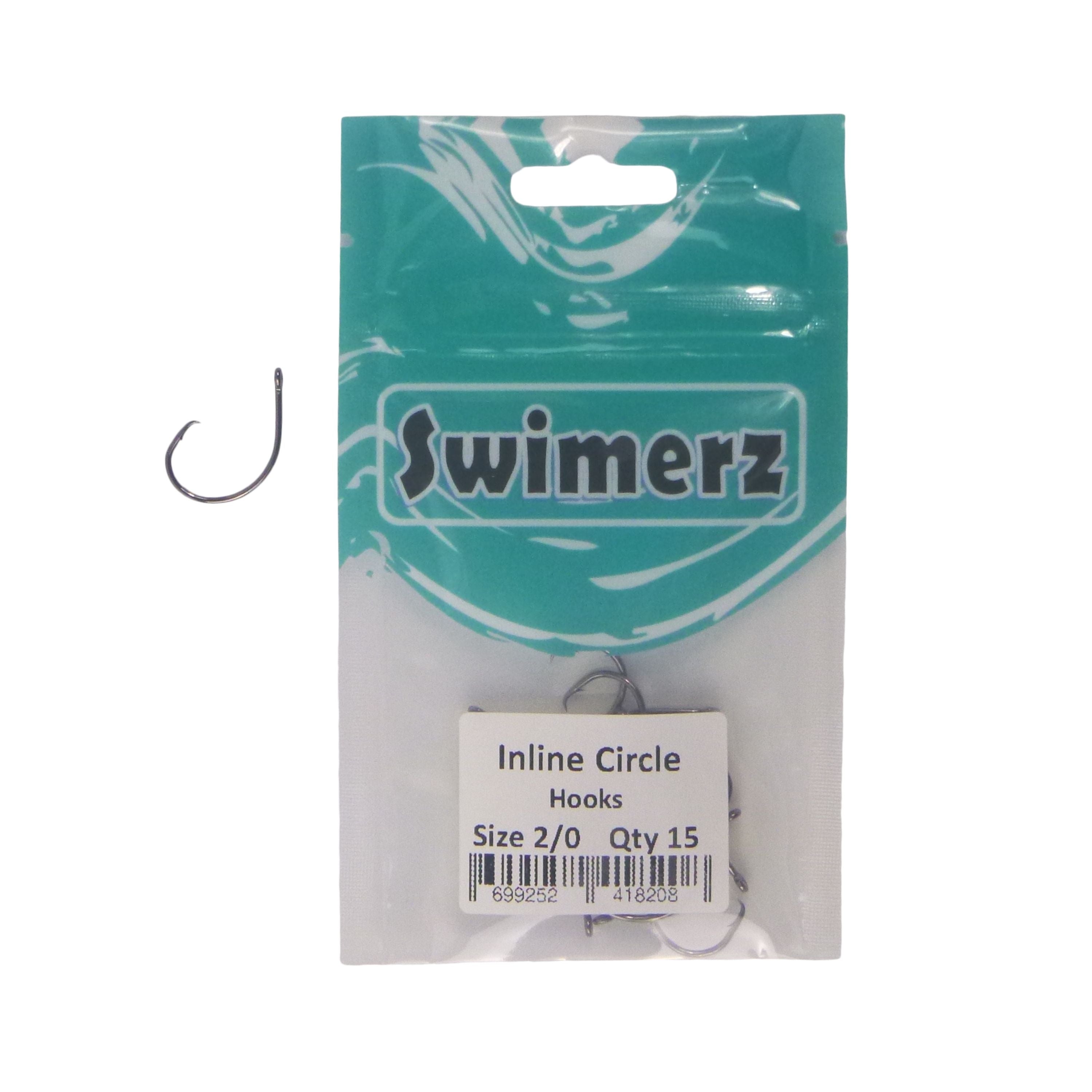 Swimerz 2/0 Inline Circle Hook 15 Pack view 2