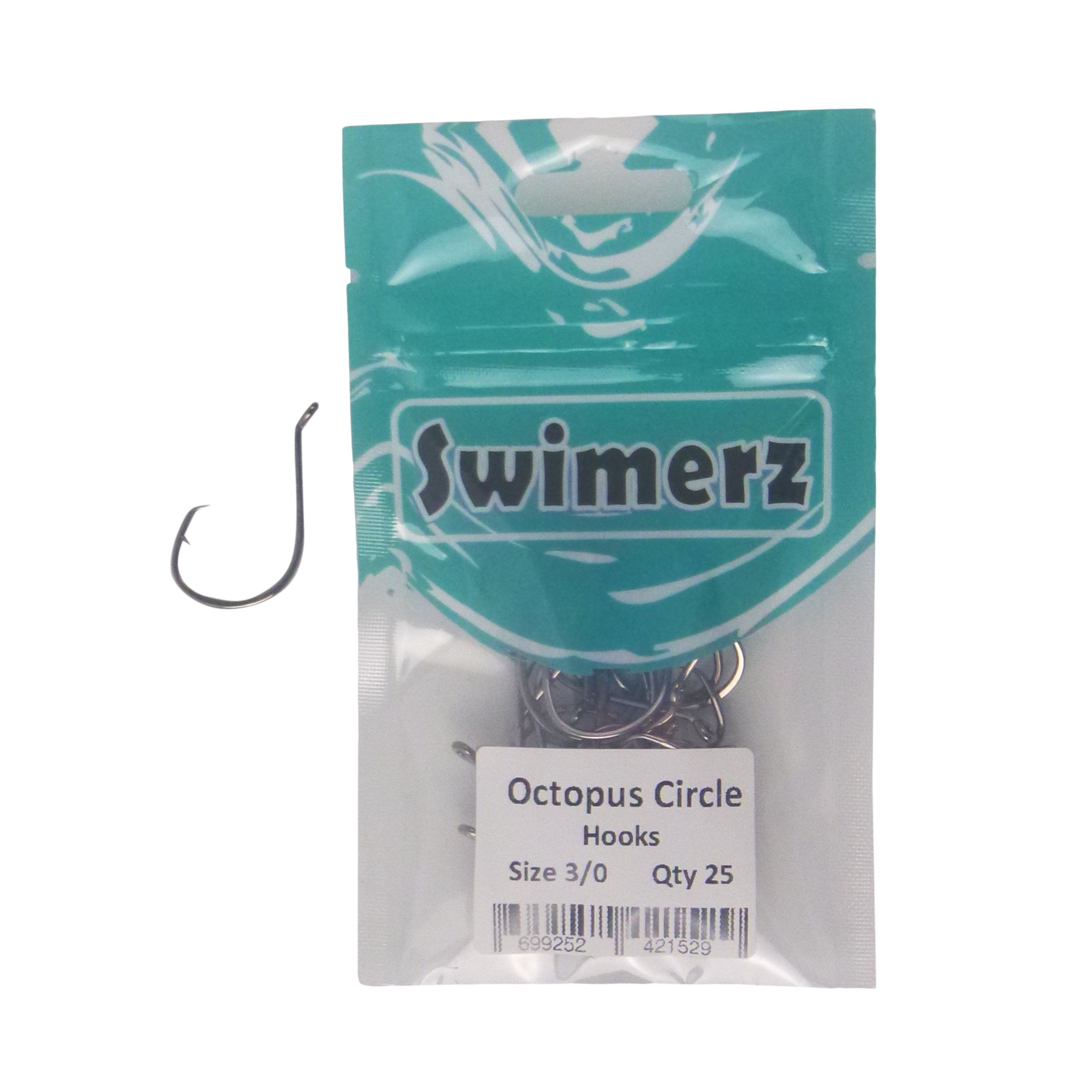 Swimerz 3/0 Octopus Circle Hooks, 25 pack view 2