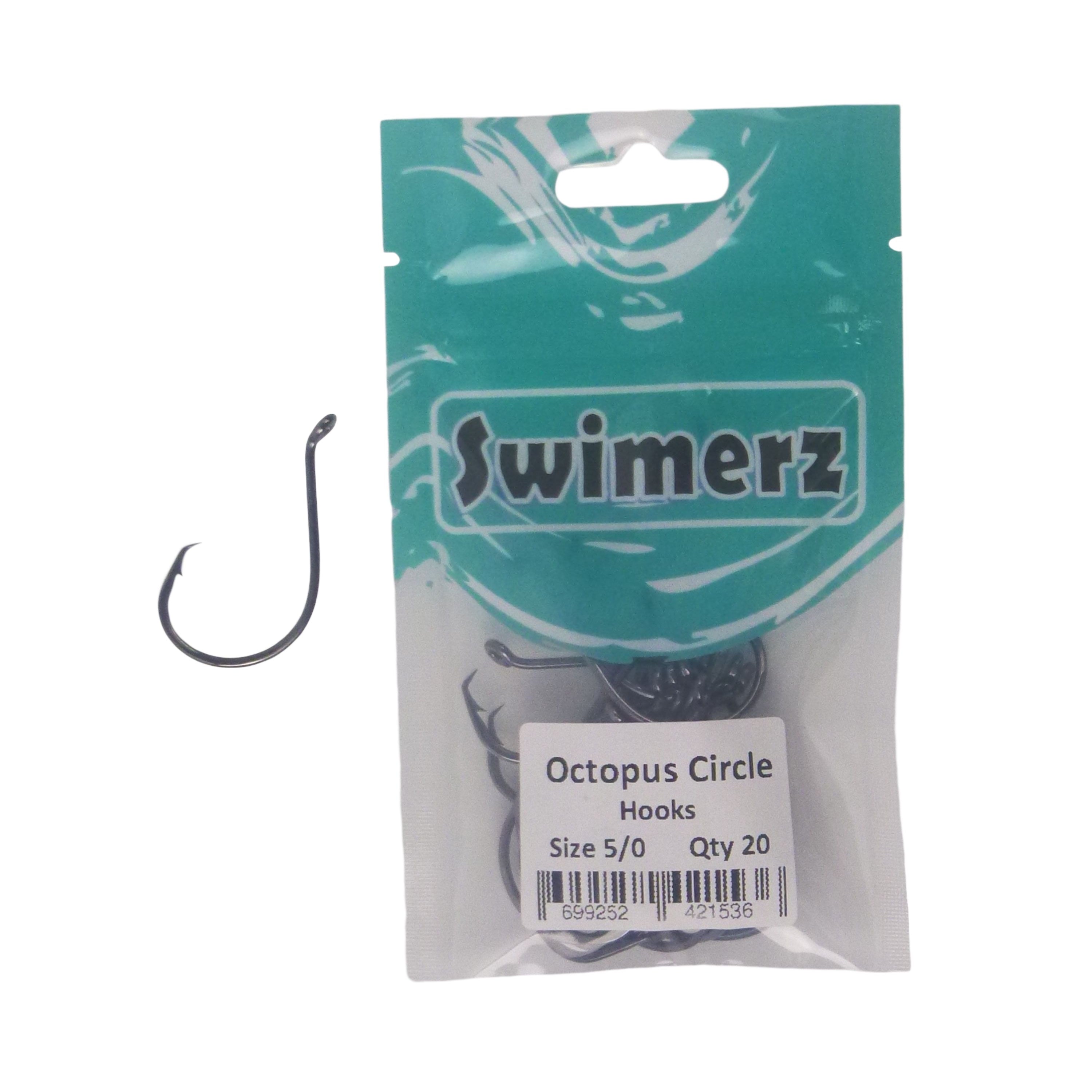 Swimerz 5/0 Octopus Circle Hooks, 20 pack view 2