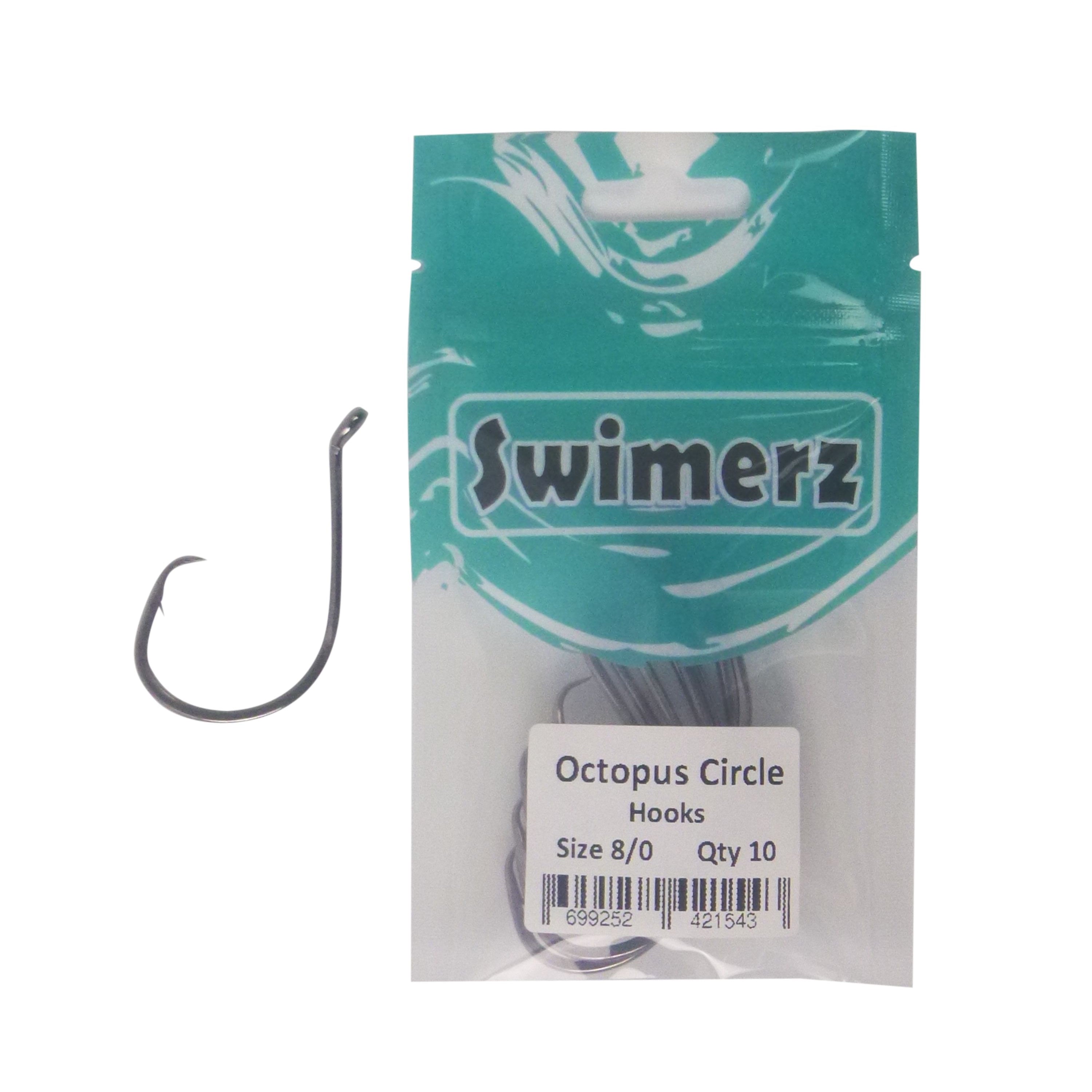 Swimerz 8/0 Octopus Circle Hooks, 10 pack view 2