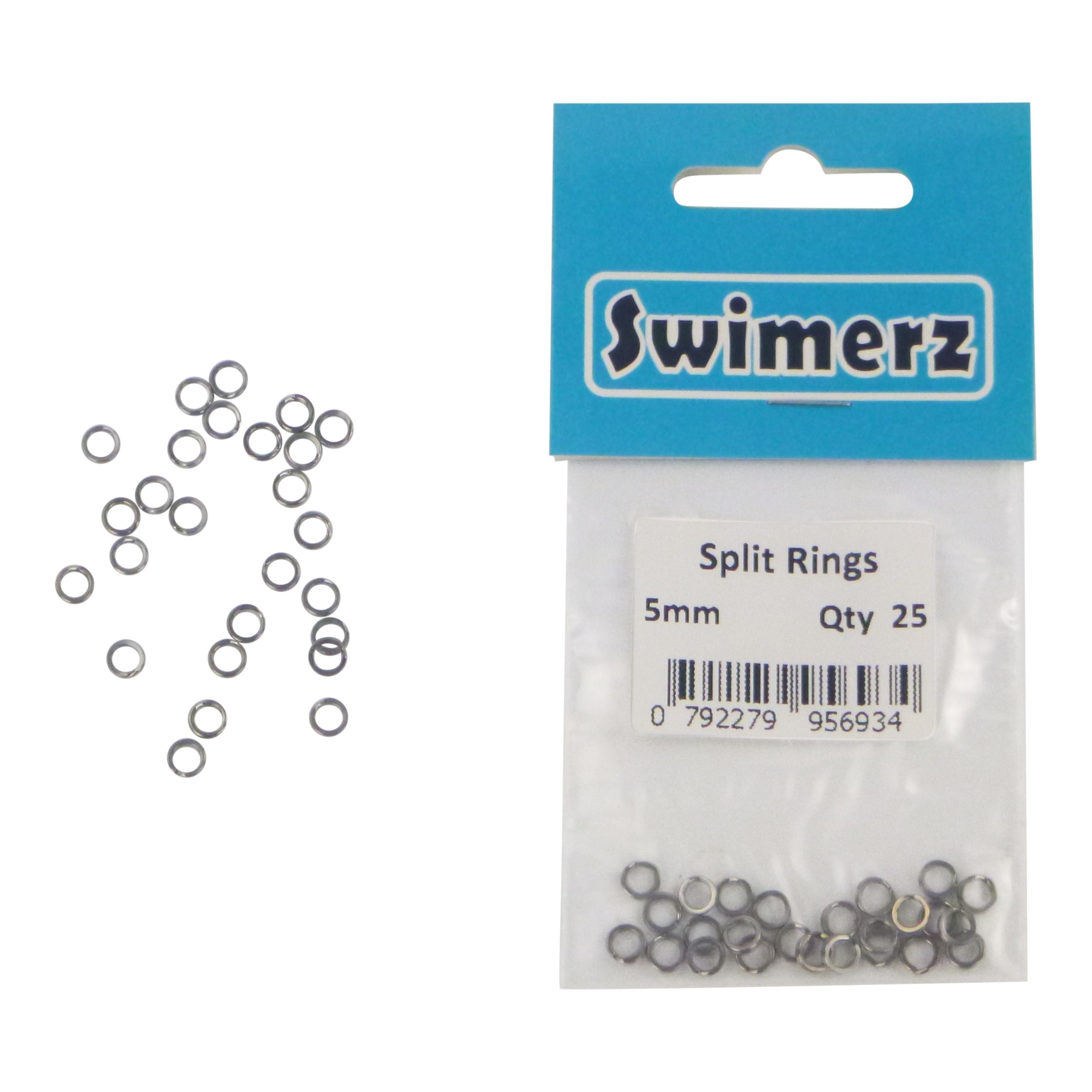 Swimerz 5mm Split Ring Stainless Steel, 25 Pack view 2