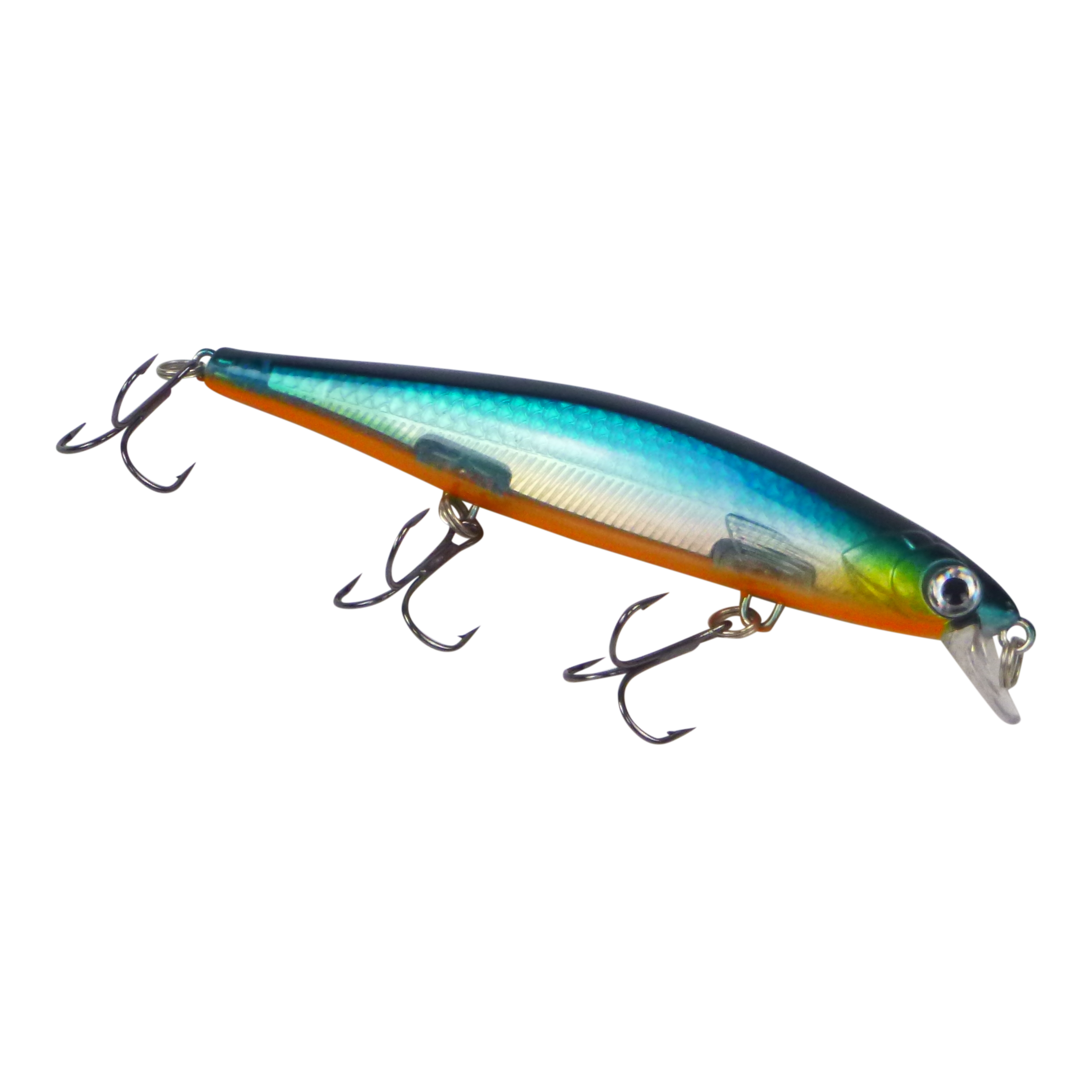 Finesse 'Chudan' 110mm Sinking/Diving Minnow, Blue Pilly