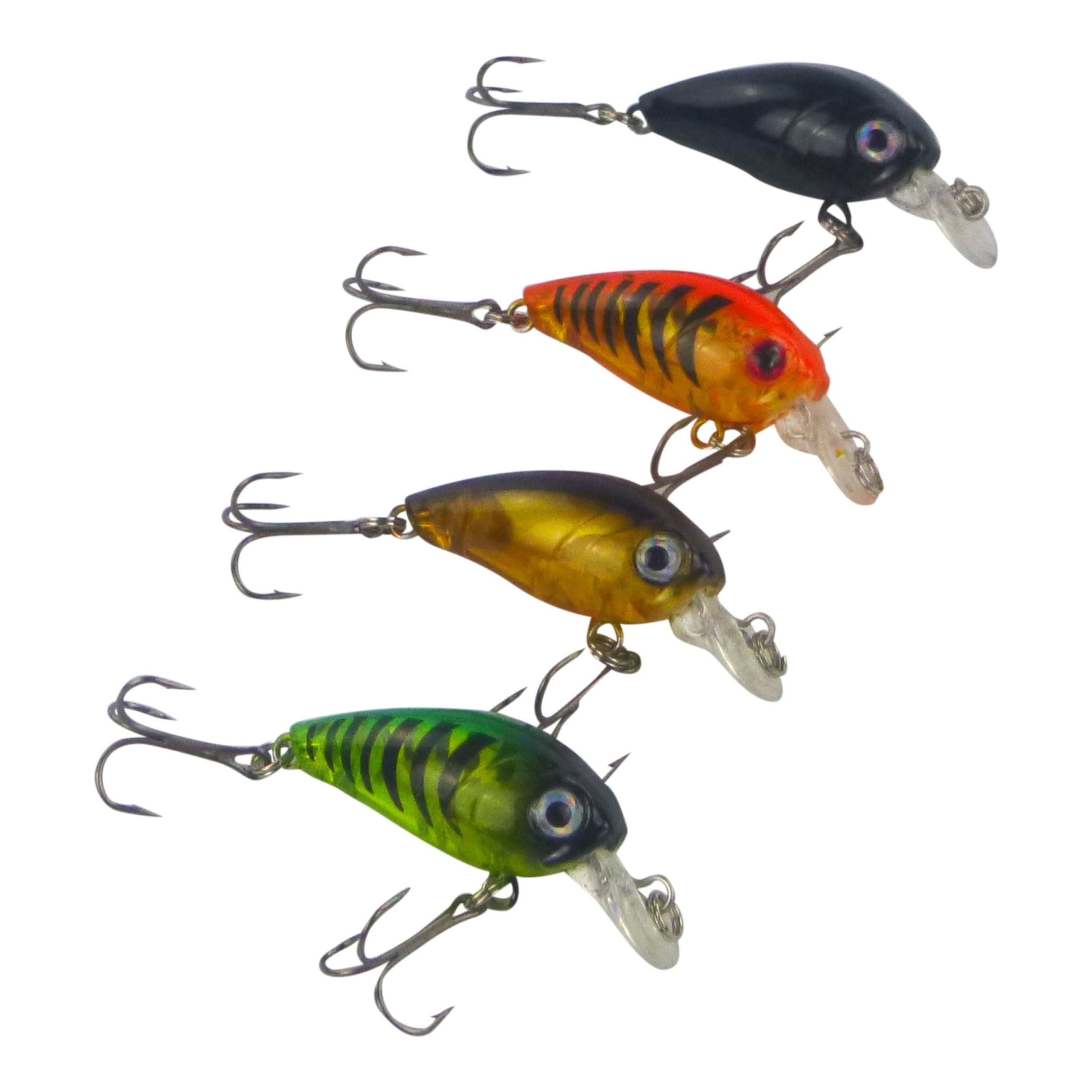 Finesse Chisana Crankbait, Tiger Stripe, 45mm view 2
