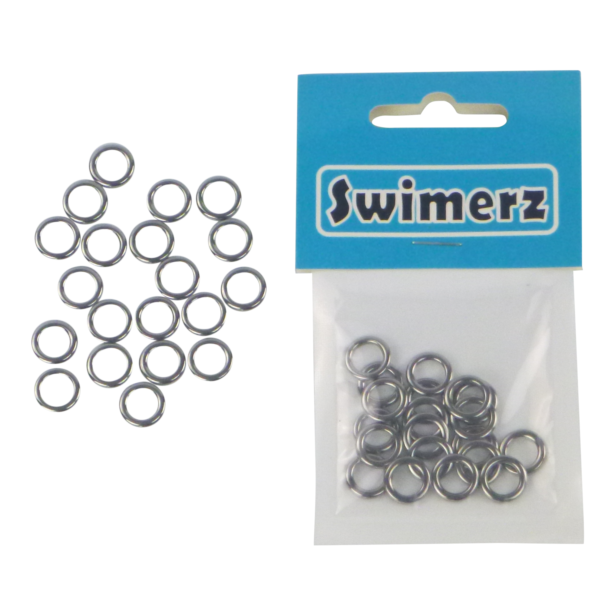Swimerz Solid Jigging Rings, 11mm, 20 pack view 3