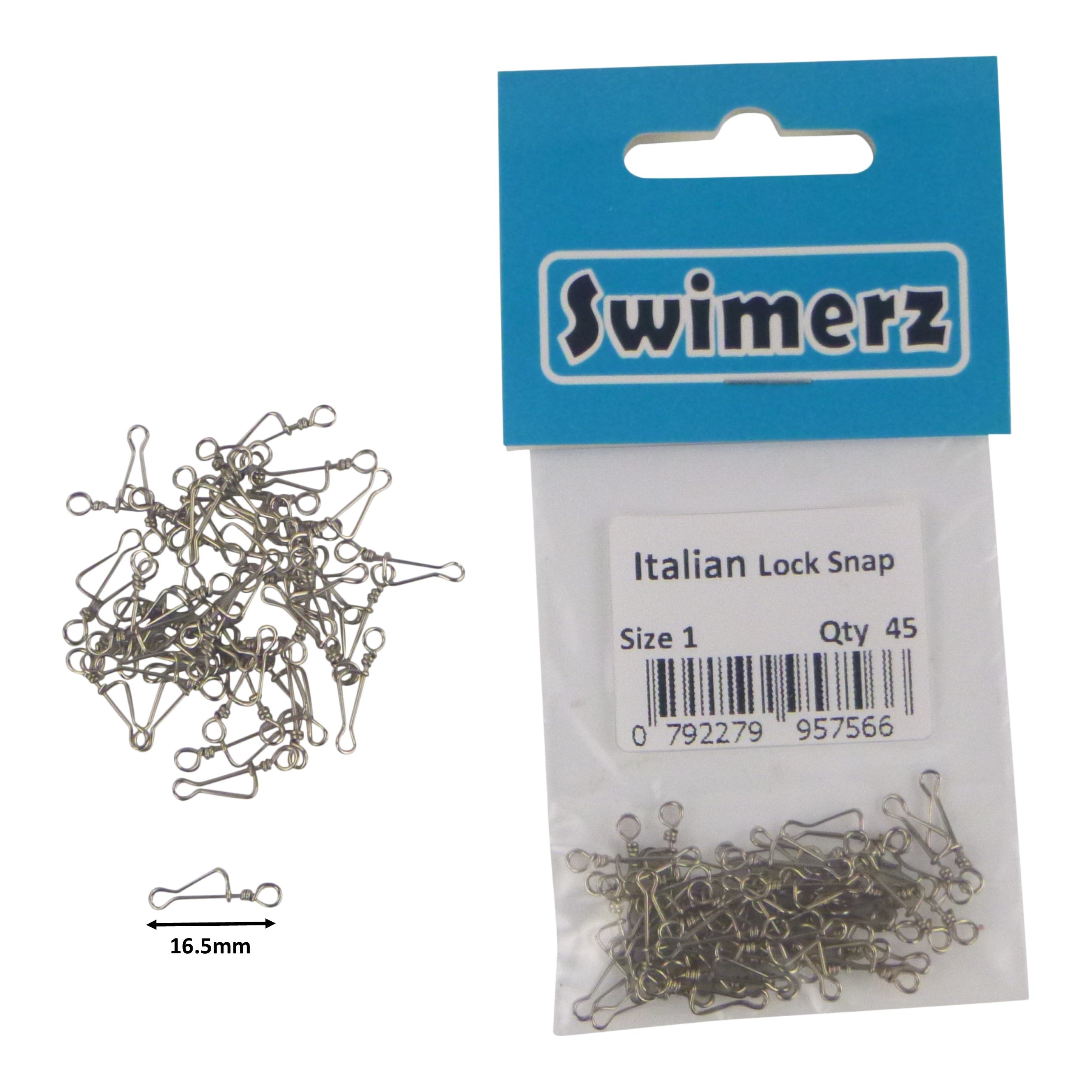 Swimerz Italian Snap, Closed Eye, size 1, 45 pack view 2