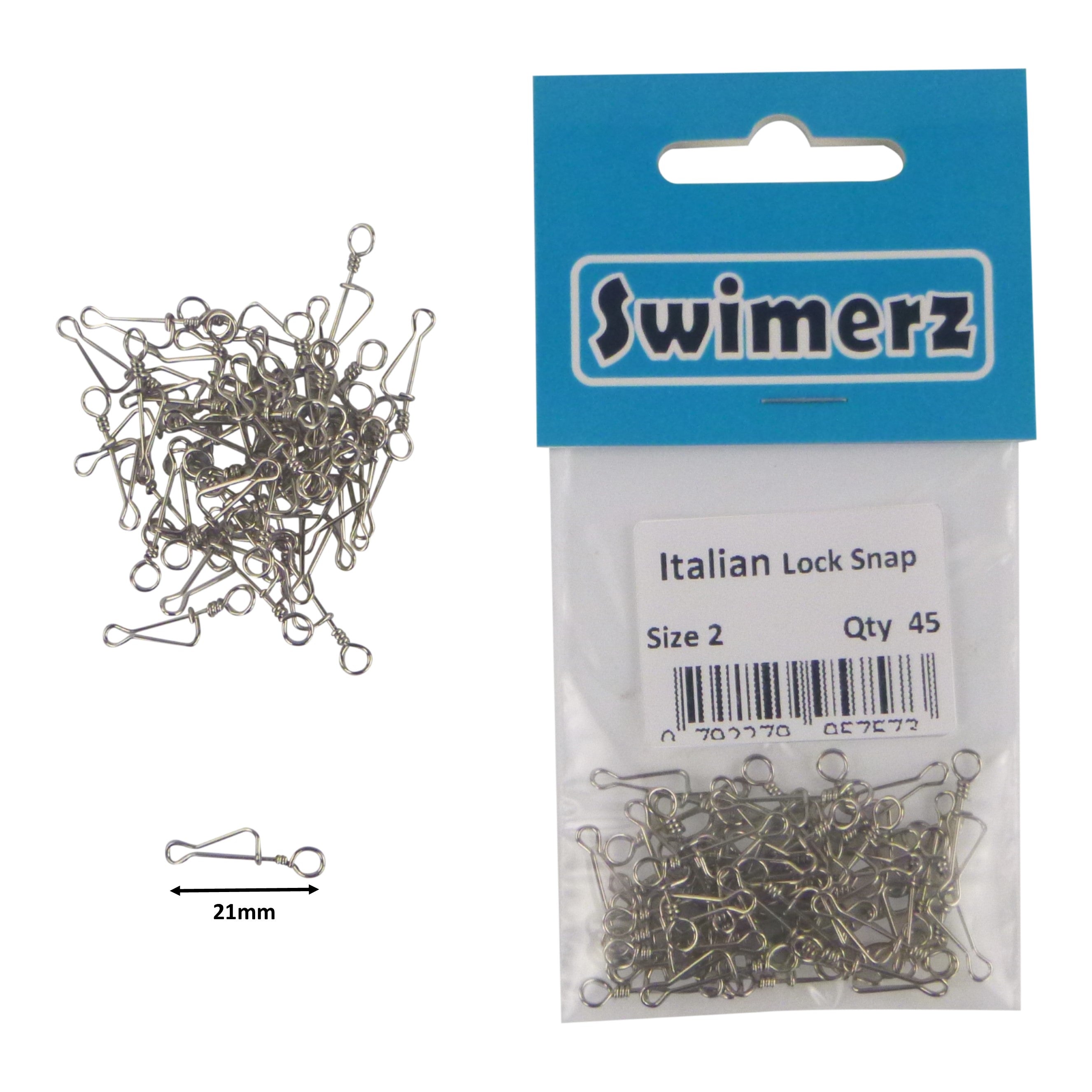 Swimerz Italian Snap, Closed Eye, size 2, 45 pack view 2