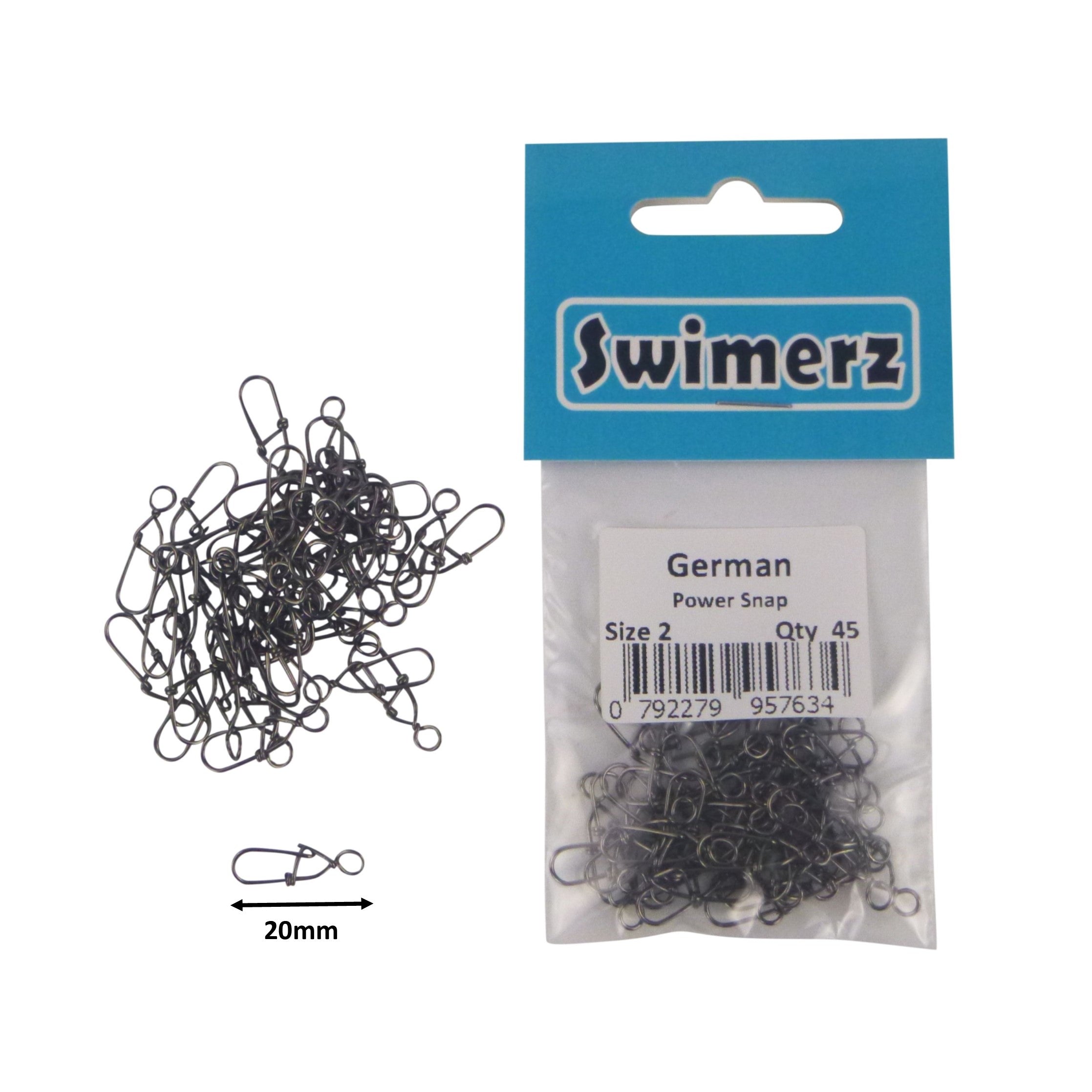 Swimerz German Power Snap, Closed Eye, size 2, 45 pack view 2