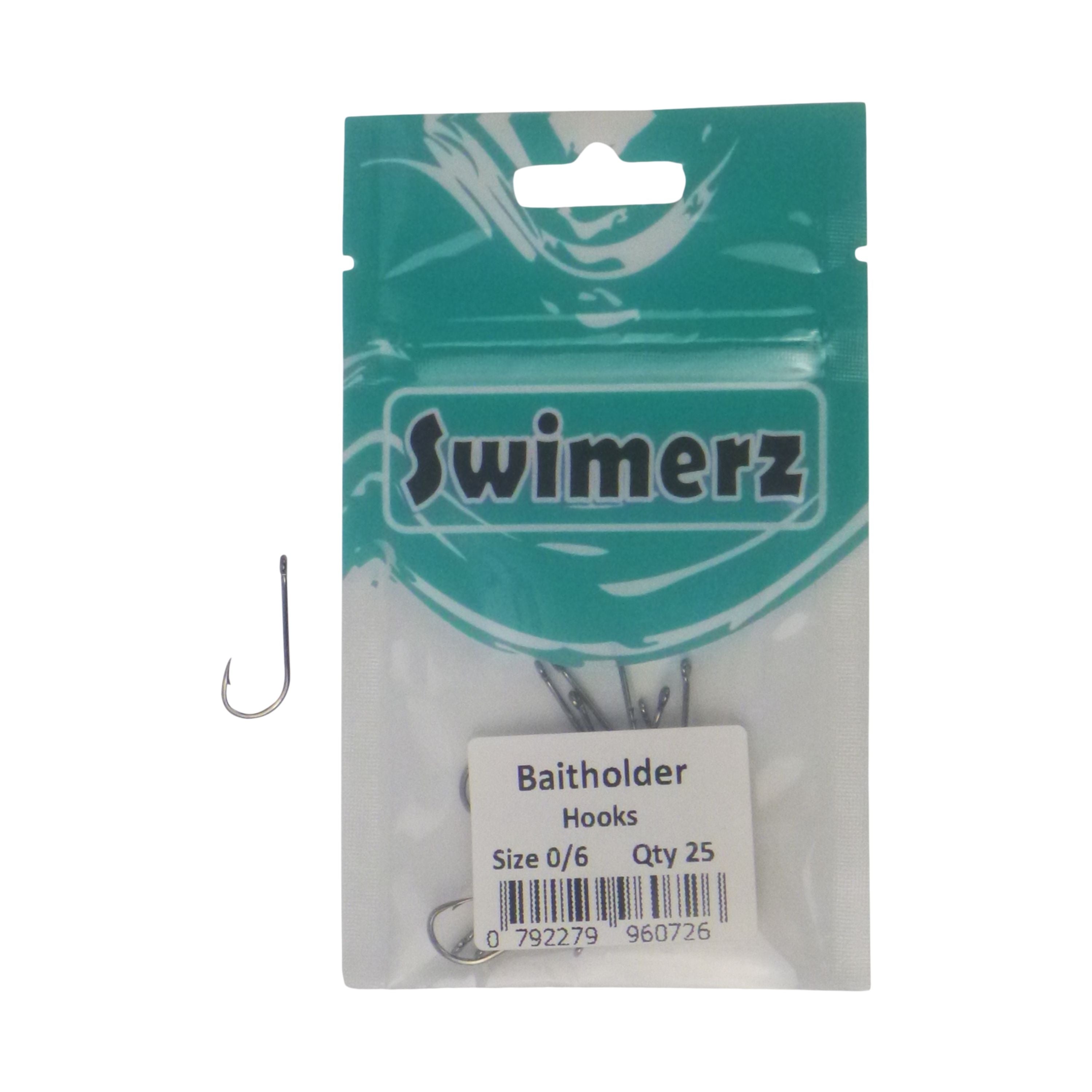 Swimerz 0/6 Baitholder Hook, Qty 25 view 2