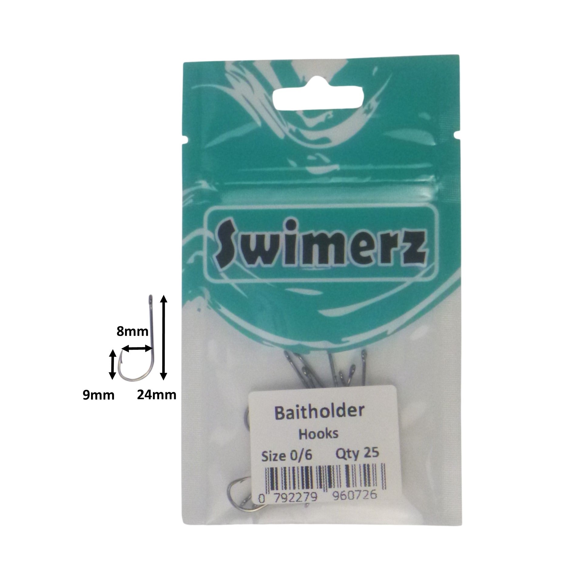 Swimerz 0/6 Baitholder Hook, Qty 25 view 3