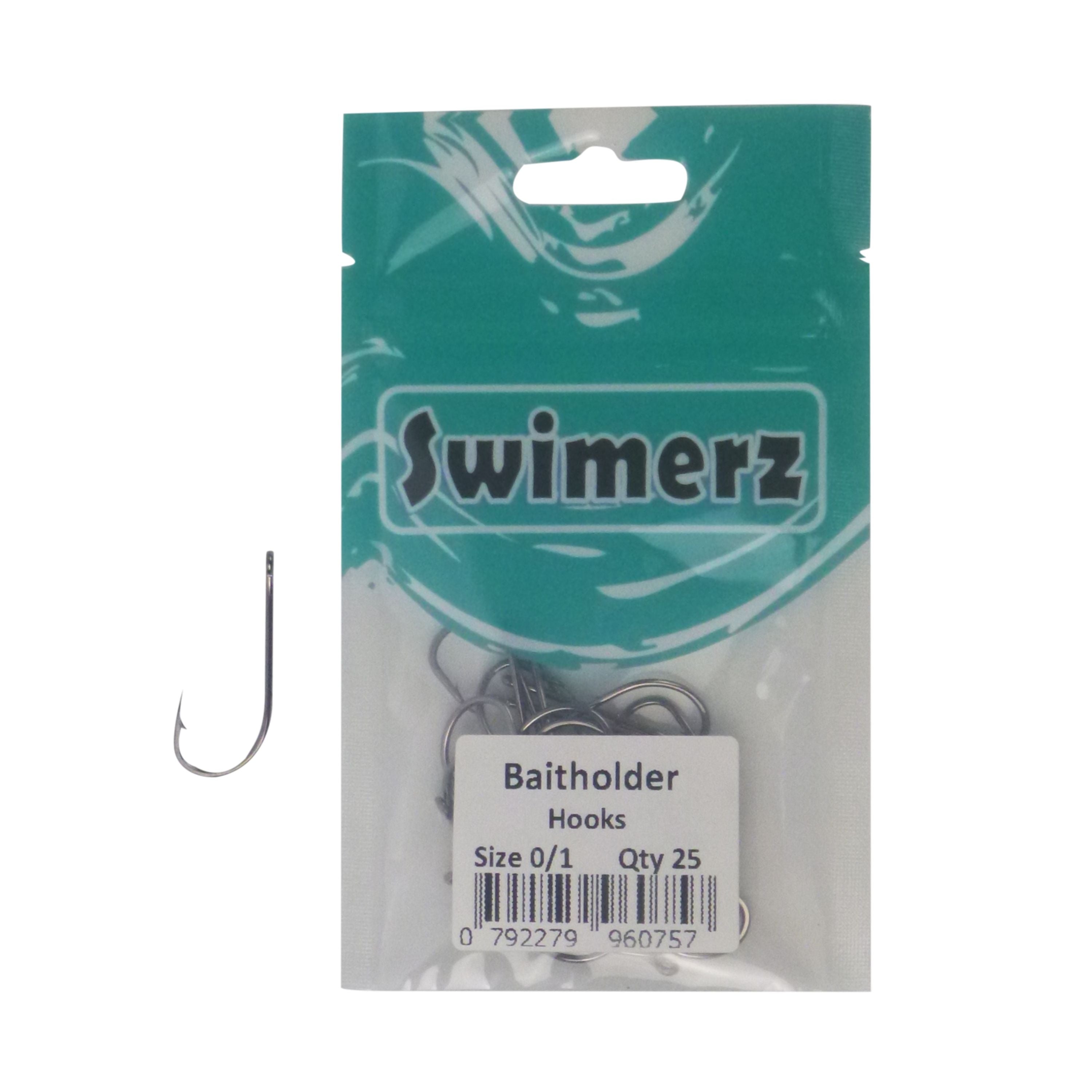 Swimerz 0/1 Baitholder Hook, Qty 25 view 2