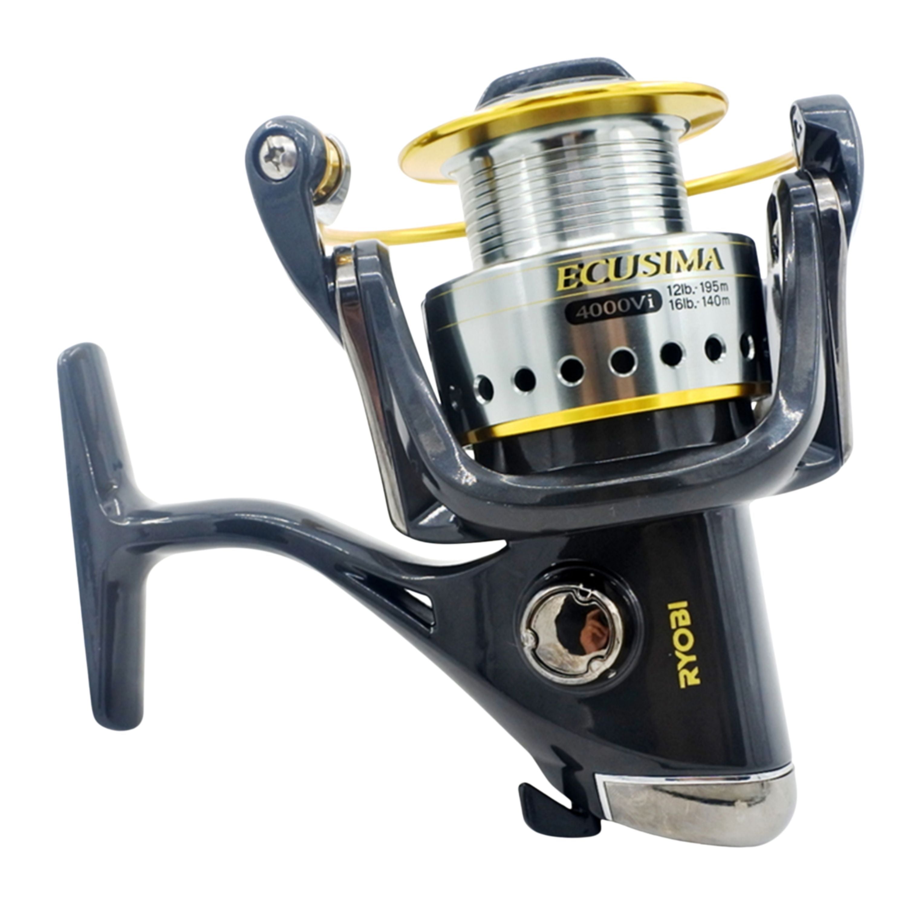 Ryobi Ecusima 3000 Spinning Reel, 5:0:1 Fast Retrieve 4+1 BB view 2