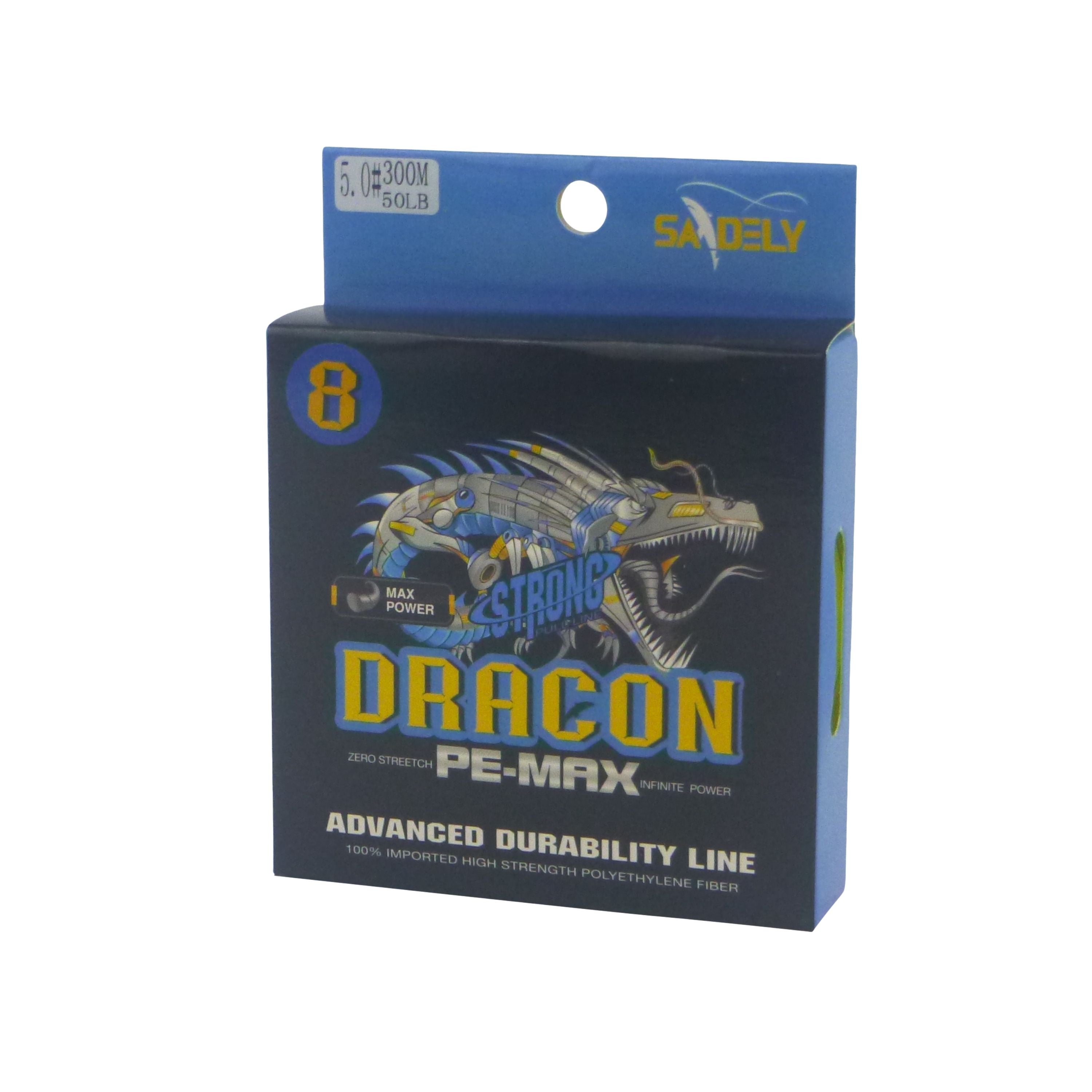 Samdely Dracon X8 Braid, Yellow, #3.0, 30lb, 300Mtr view 2