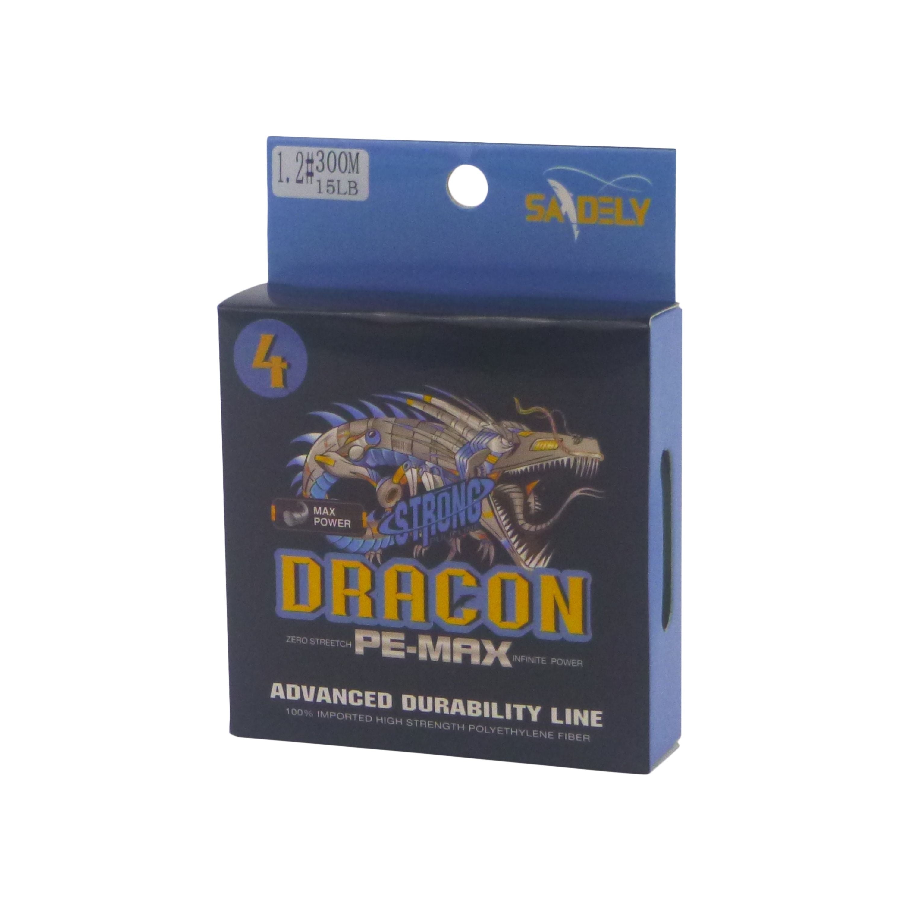 Samdely Dracon X4 Braid, Dark Green, #0.6, 8lb, 300Mtr view 2