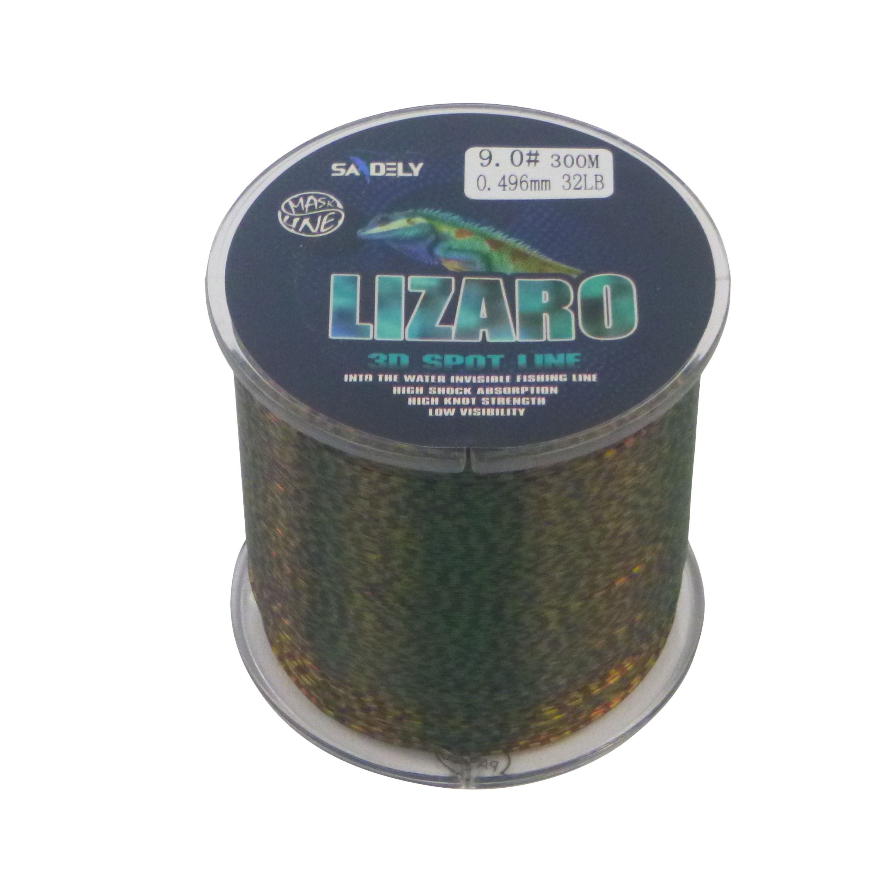 Samdely Lizaro Mono, Camo Green, #6.0, 20lb, 300Mtr view 2