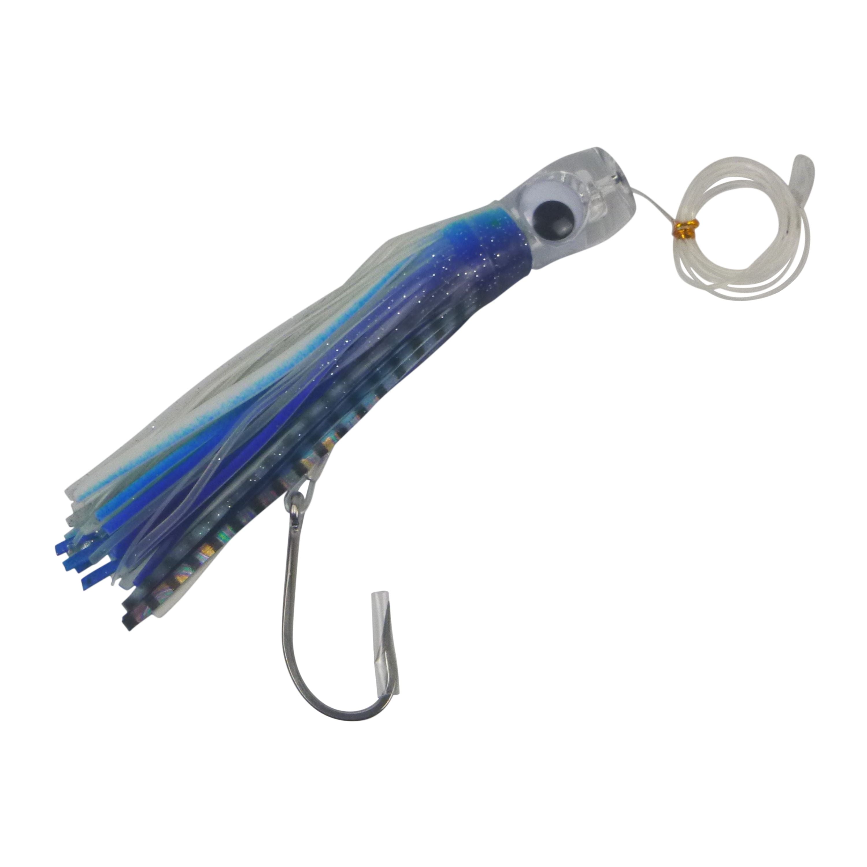 Swimerz Trolling Lure Rigs, 95gm, 23cmL, Size 8/0 Hook, Blue Ocky, 2 pack view 2