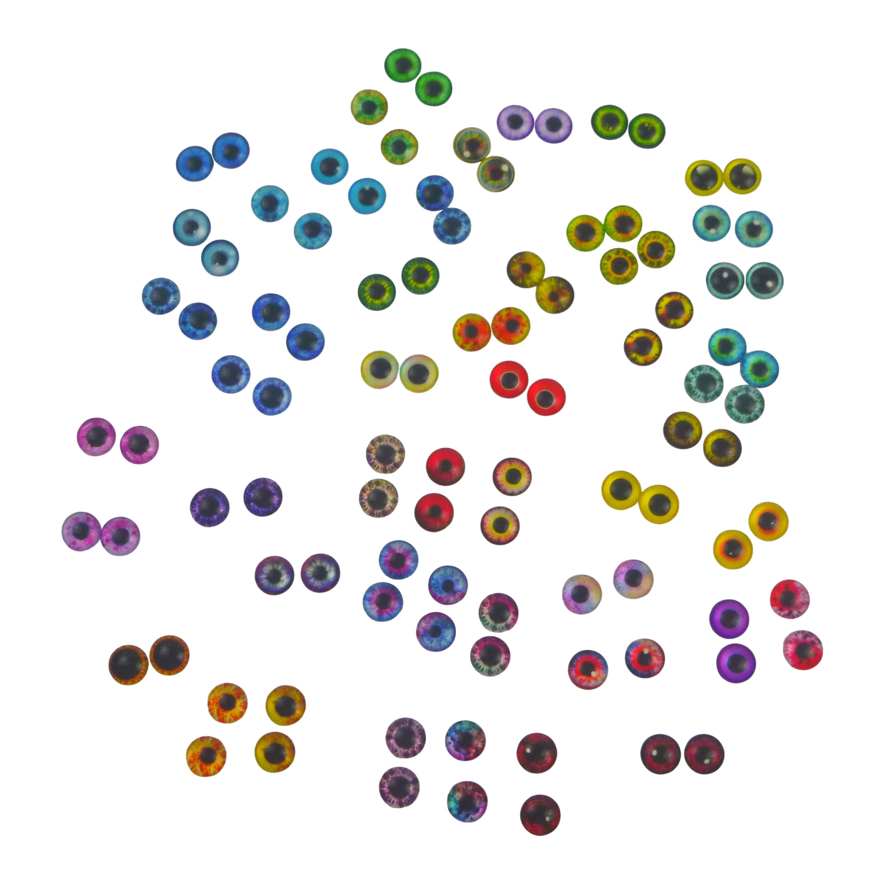 Artizan Molded Lure Eyes, 10mmD, 50*2, Qty 100 view 2