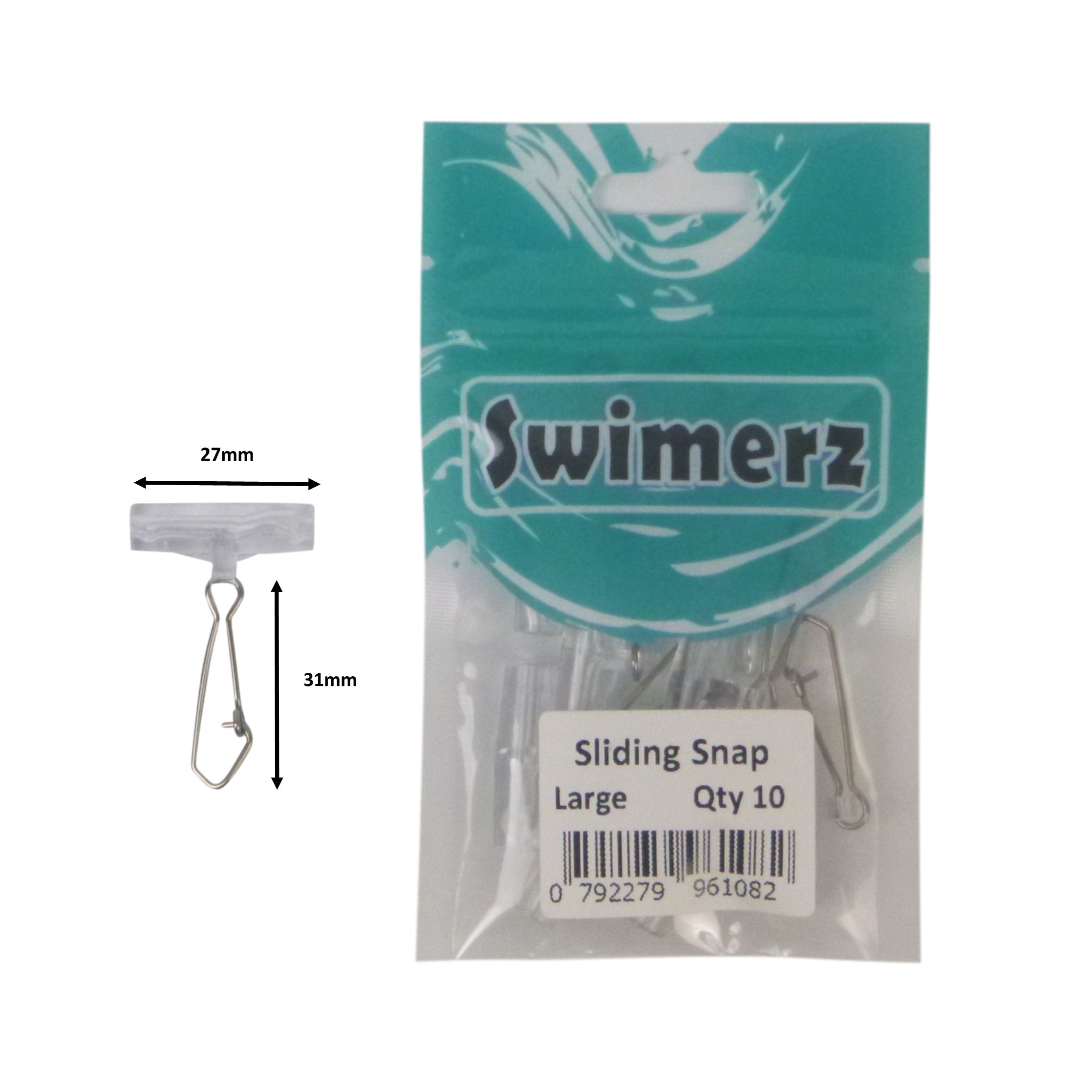 Swimerz Sliding Snaps, Size Large, 25 pack view 3
