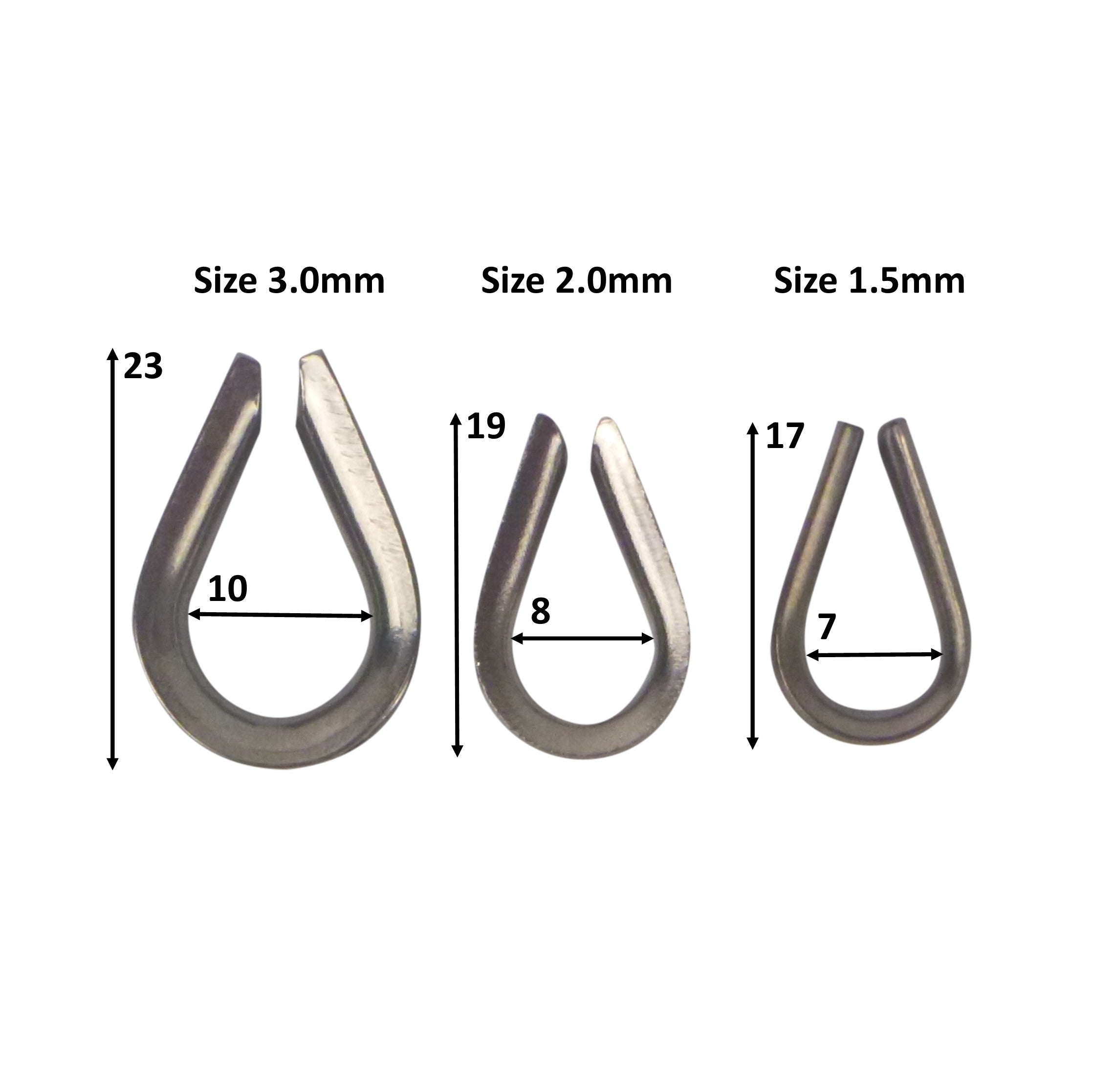 Swimerz Rigging Thimbles, 2.0mm, Qty 25 view 3