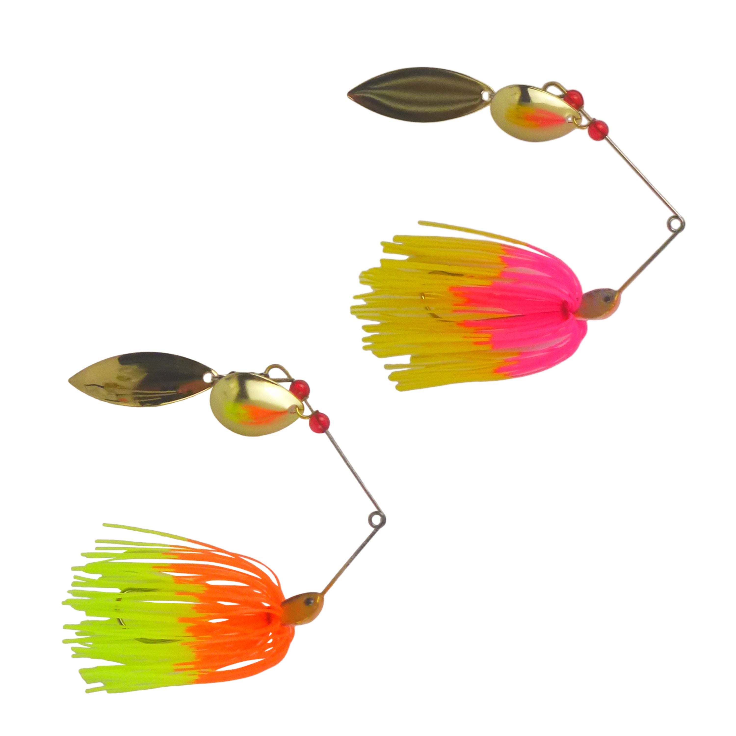 Dekoi 15gm LS17 Closed Eye Spinnerbait, Pink Yellow, Qty 2 view 2