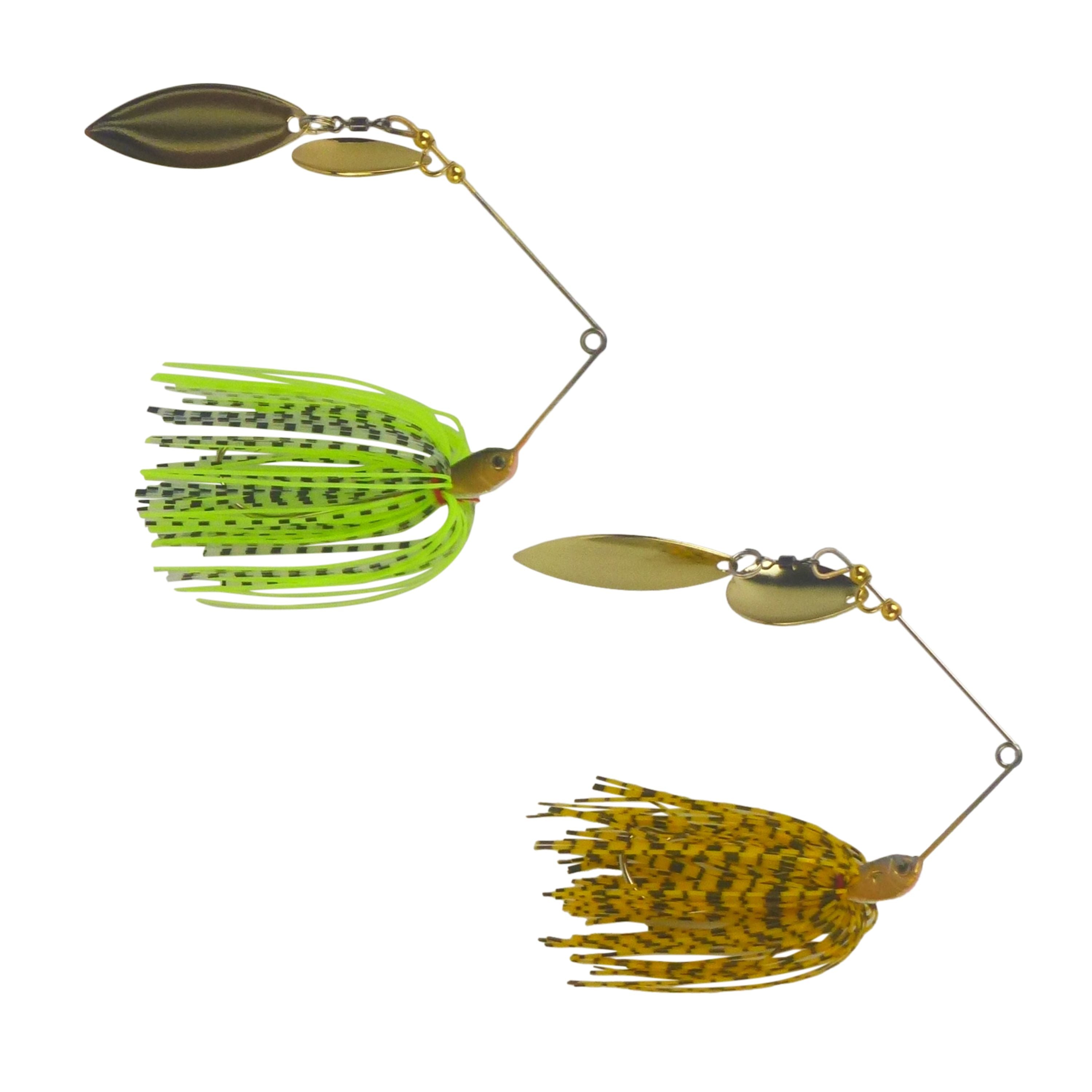 Dekoi 15gm LS18 Closed Eye Spinnerbait, Fluro Green, Qty 2 view 2