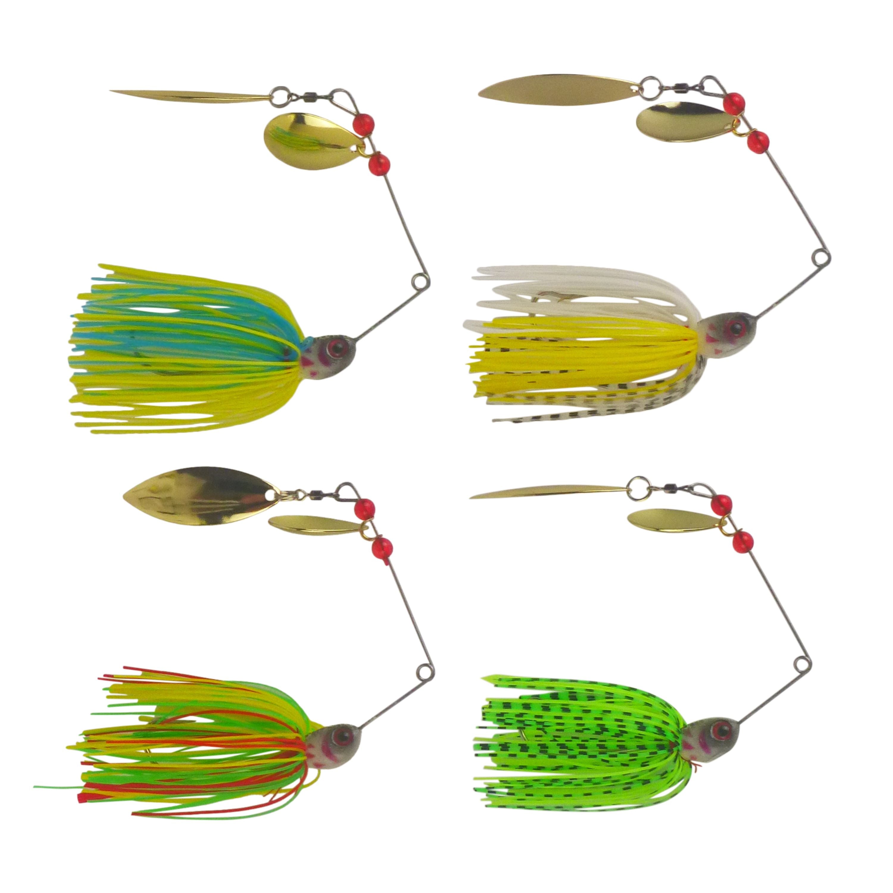 Dekoi 20gm LS22 Closed Eye Spinnerbait, Yellow Blue, Qty 2 view 2