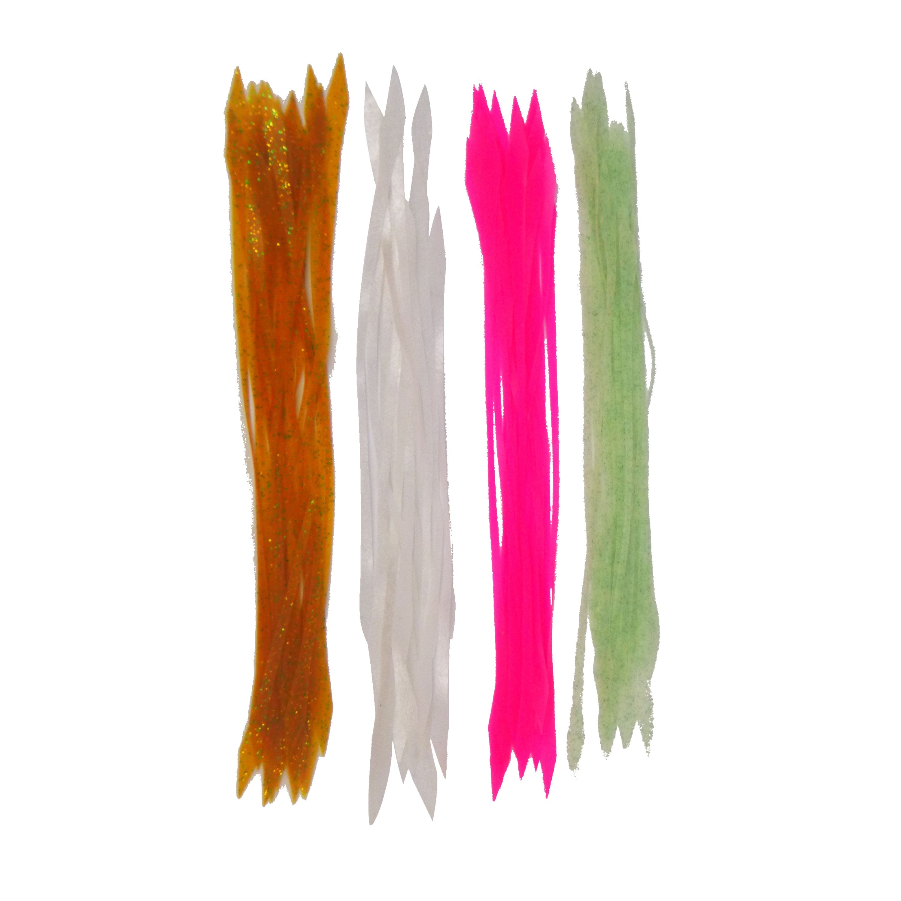 Artizan Silicon Lure Tails, Lumo Green, Pack of 20 view 2