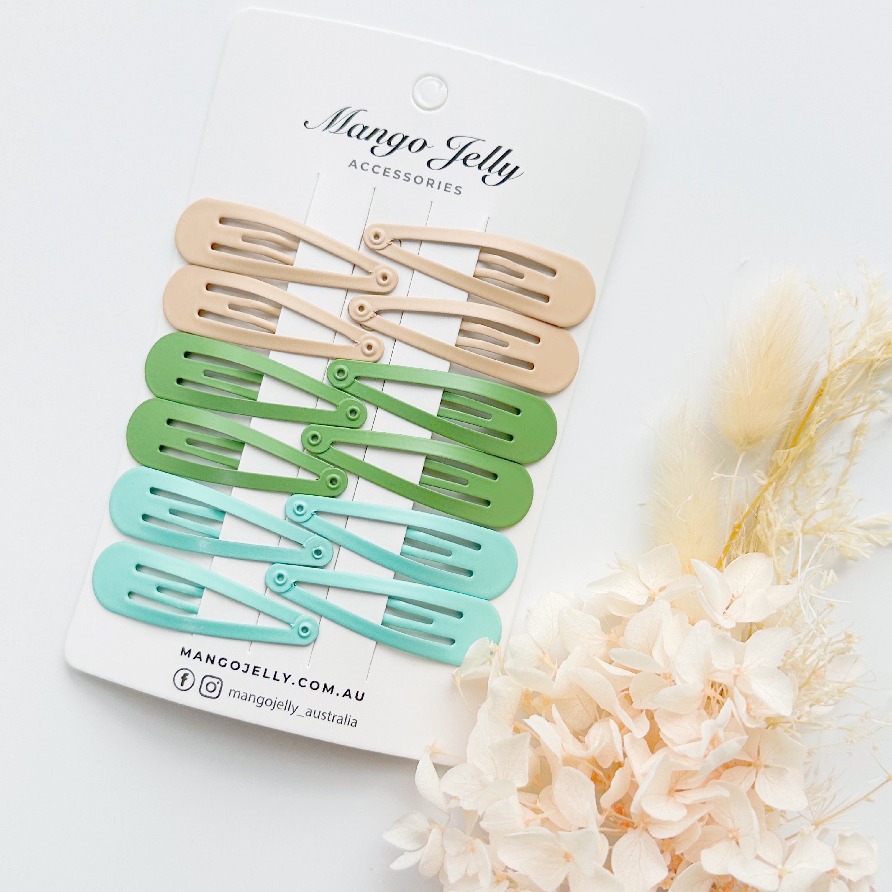 Essential Snap Hair clips - Fresh - 6 Pieces view 2