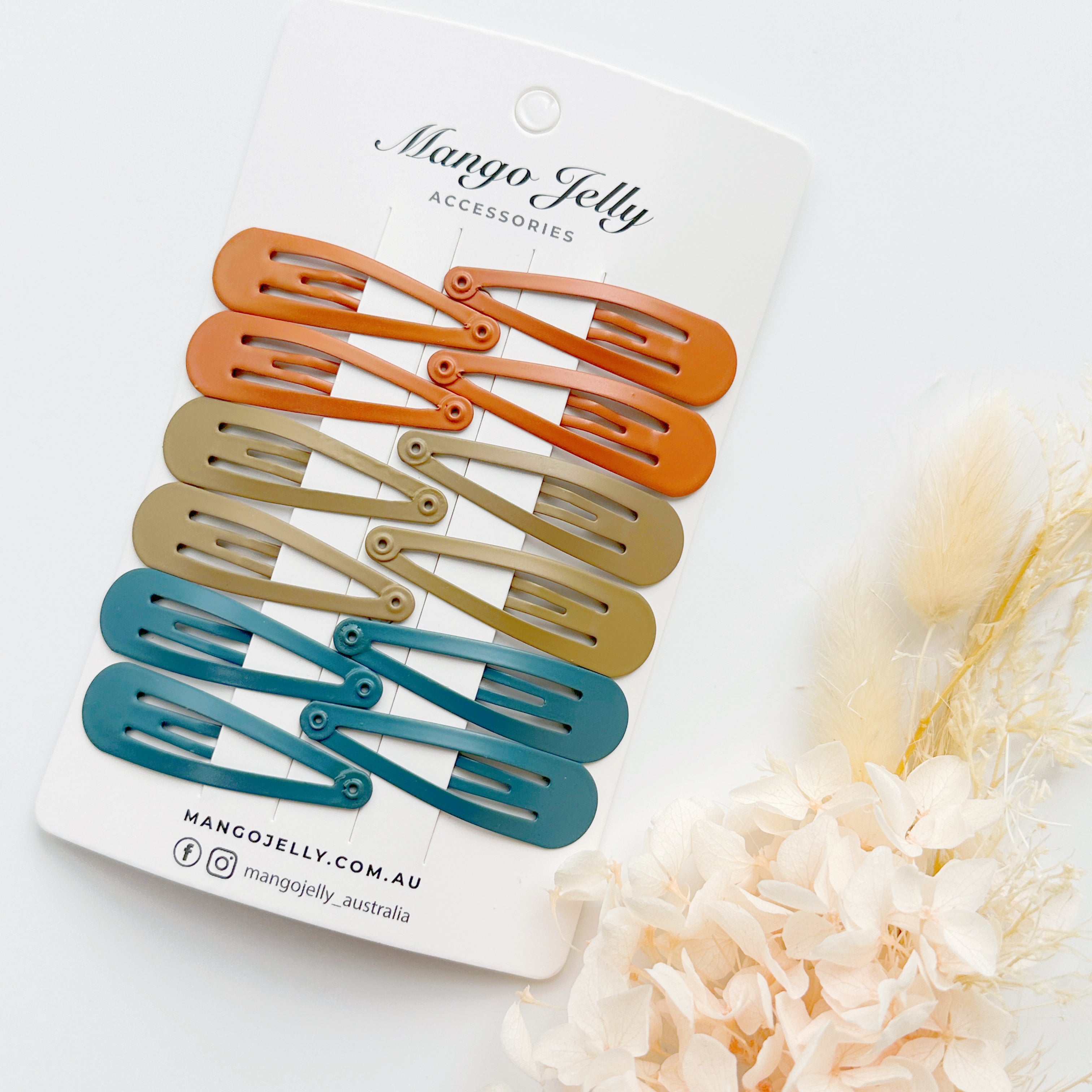 Essential Snap Hair clips - Natural - 12 Pieces view 2