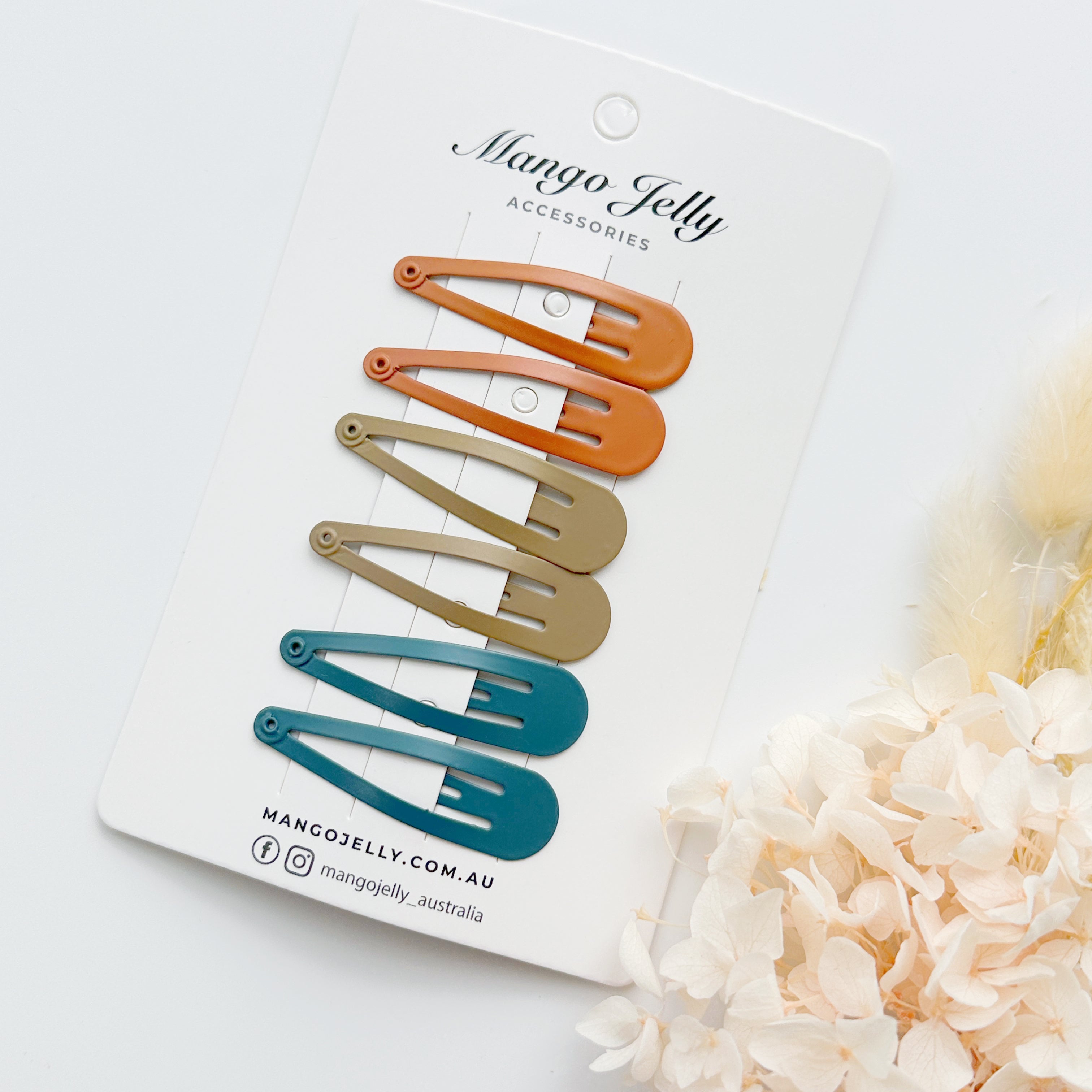 Essential Snap Hair clips - Natural - 12 Pieces view 3