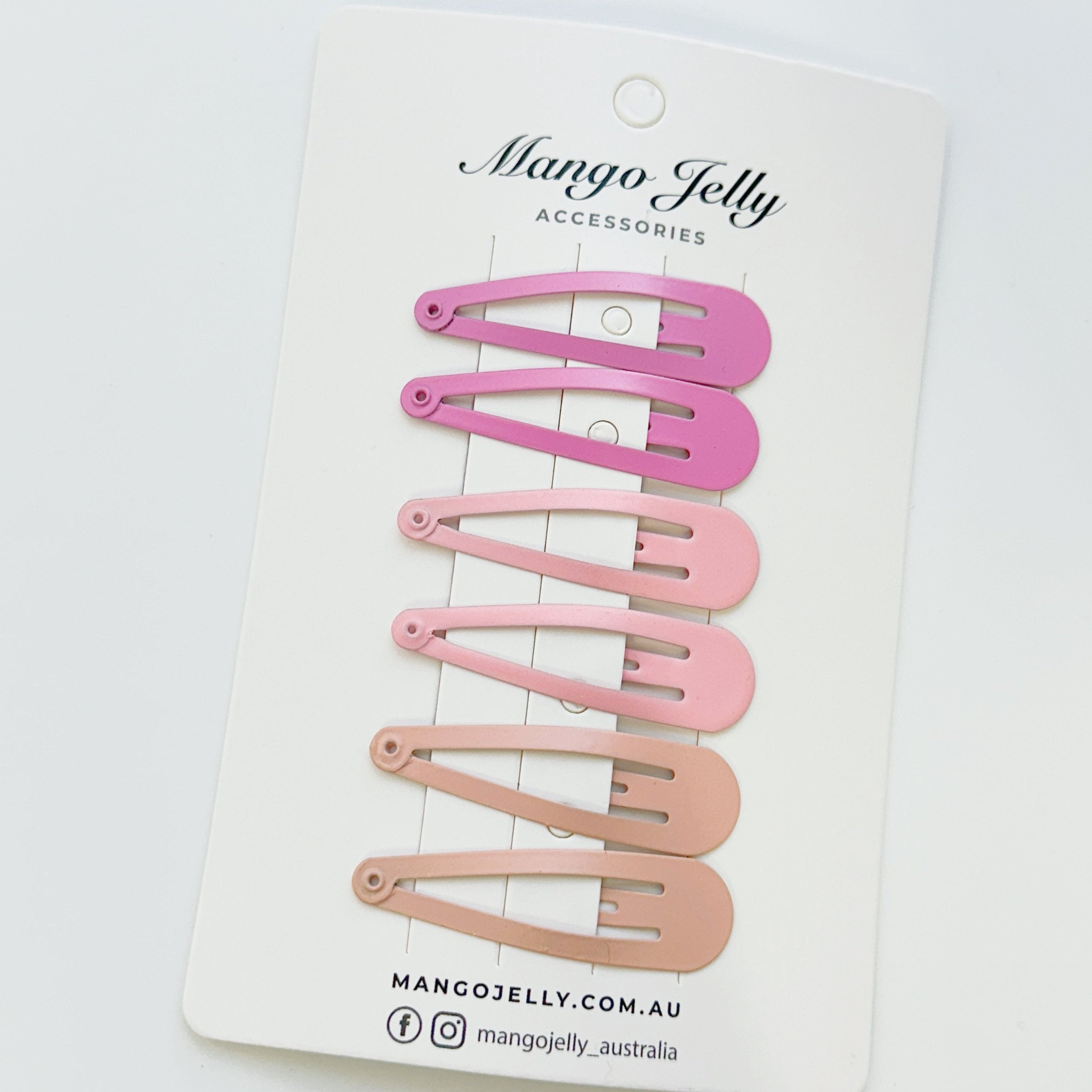 Essential Snap Hair clips - Pink - 12 Pieces view 6