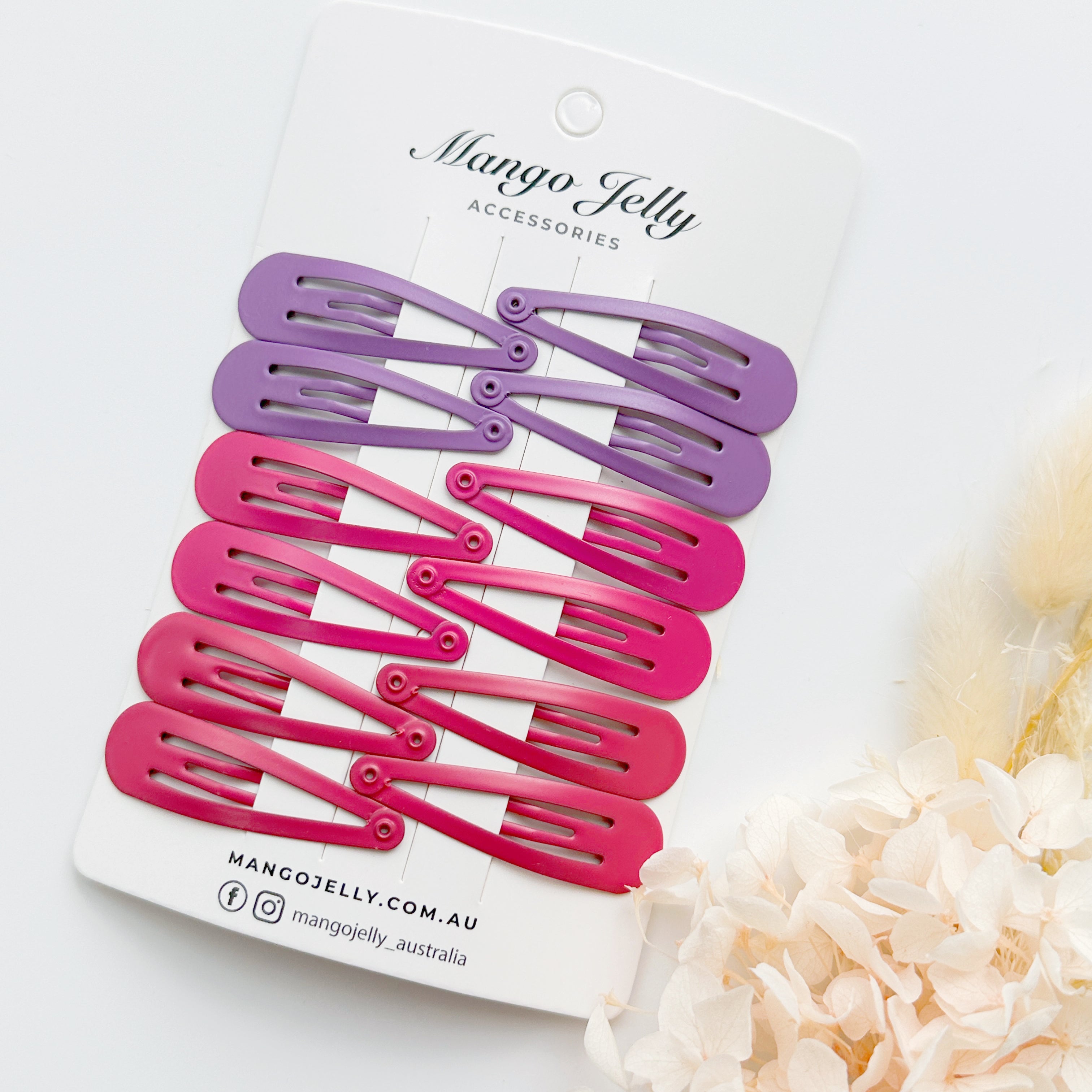 Essential Snap Hair clips - Rosie - 6 Pieces view 2