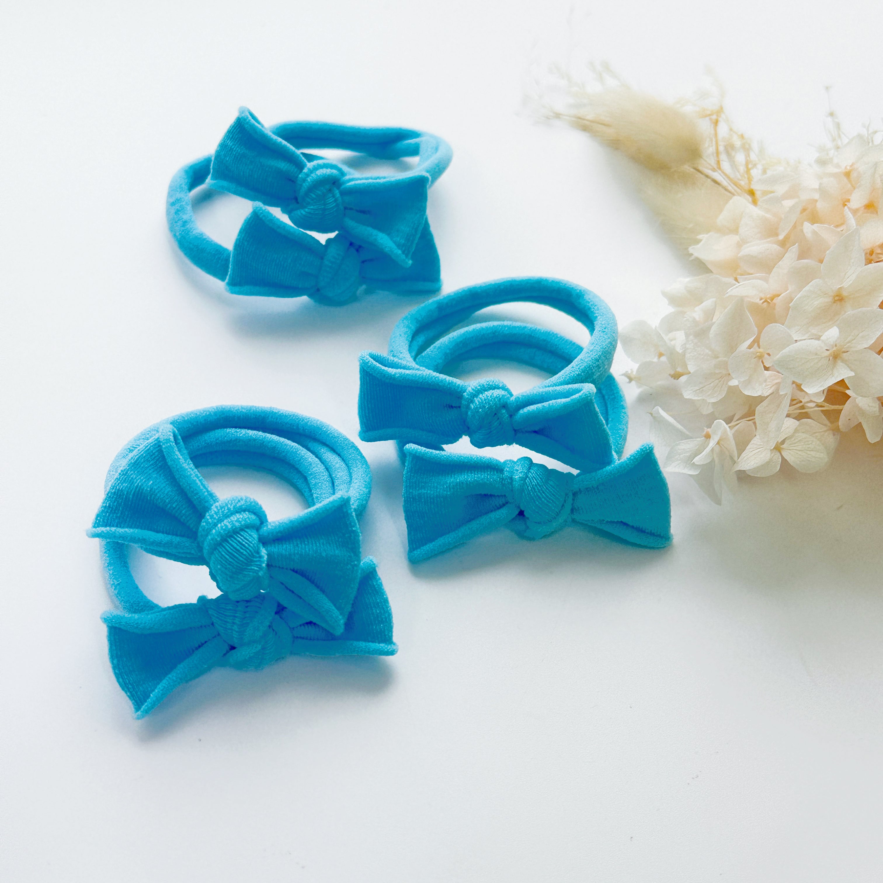Handmade Simple Bows - School colours - Bottle Green - 1 pairs view 4