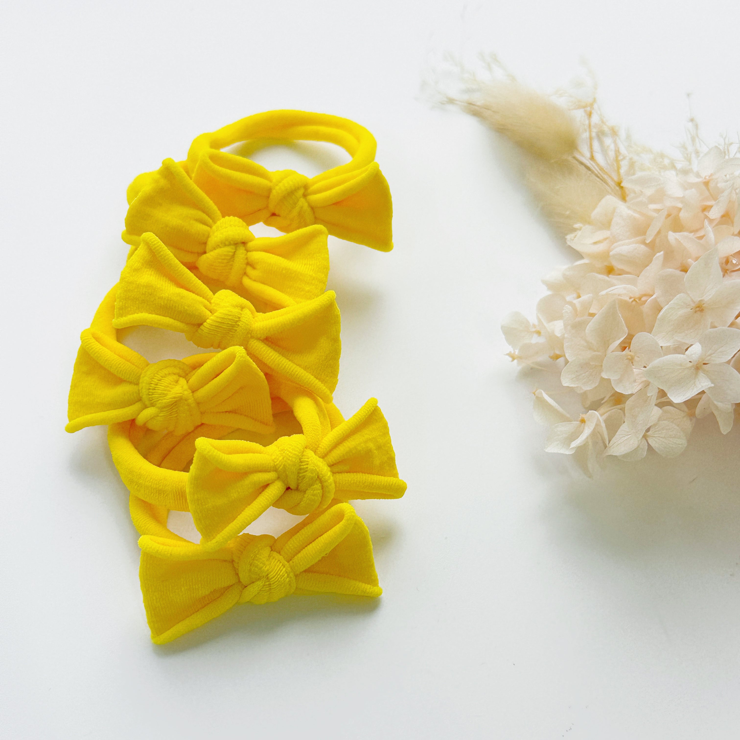 Handmade Simple Bows - School colours - Bottle Green - 1 pairs view 9