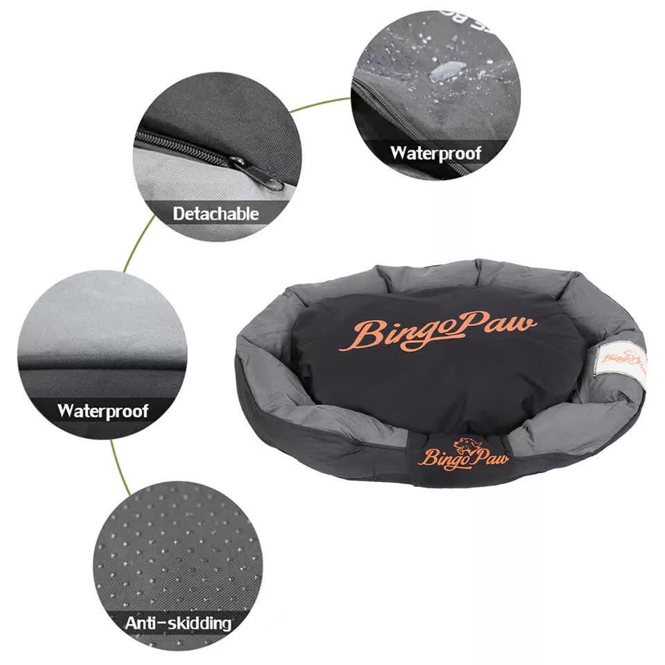 Thick Orthopedic Pet Bed Water-Resistant Cushion view 5