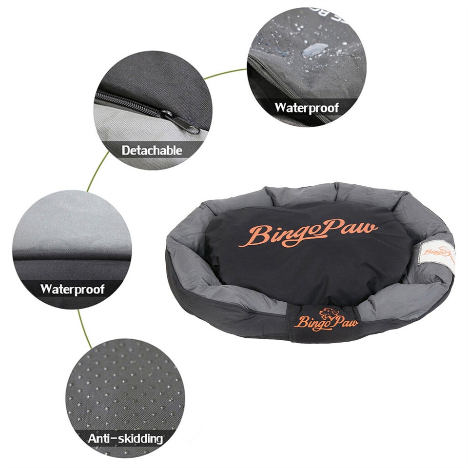 Thick Orthopedic Pet Bed Water-Resistant Cushion view 6