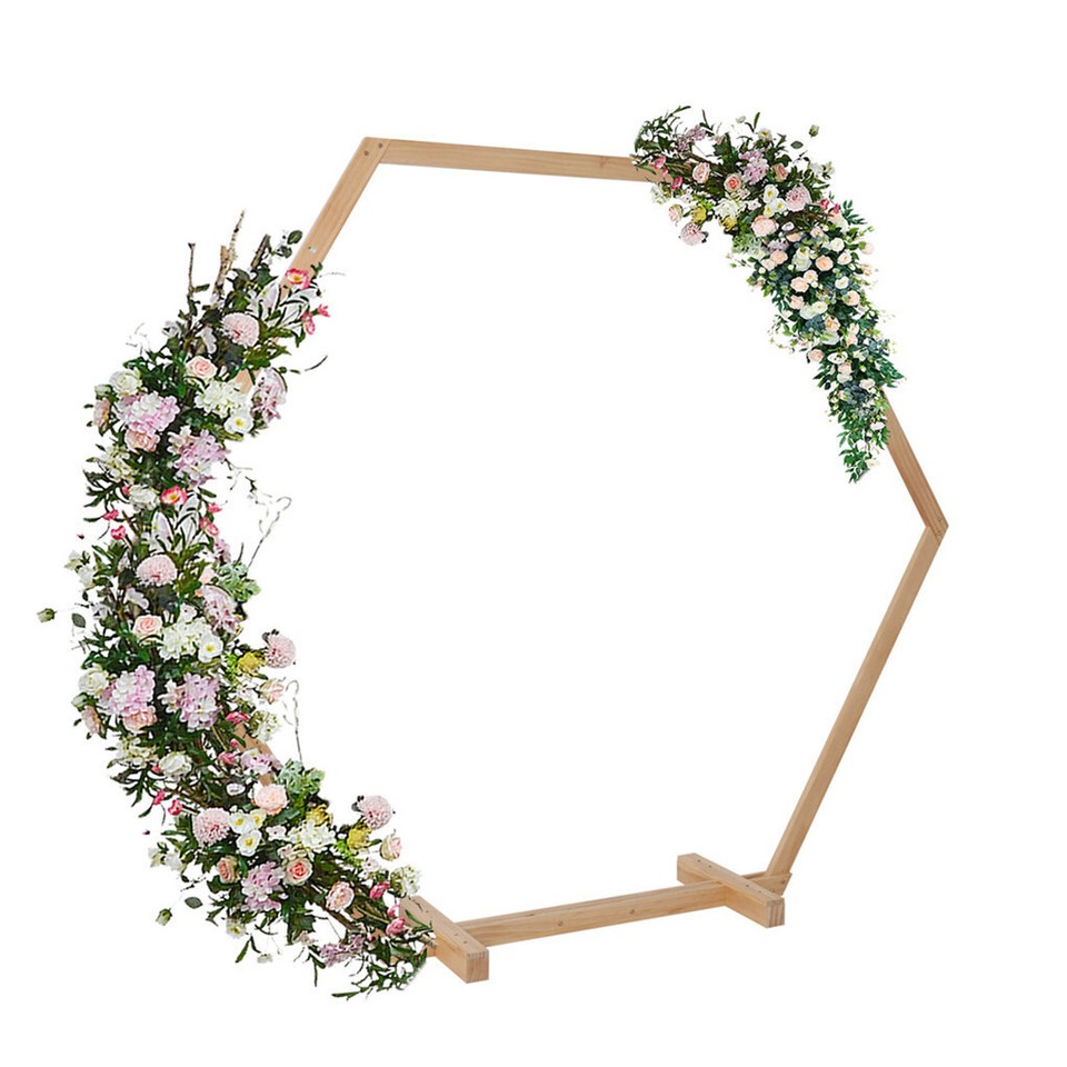 Gorgeous Wedding Arbor Wedding Backdrop Stand Wooden Arch f Garden Wedding Party view 2