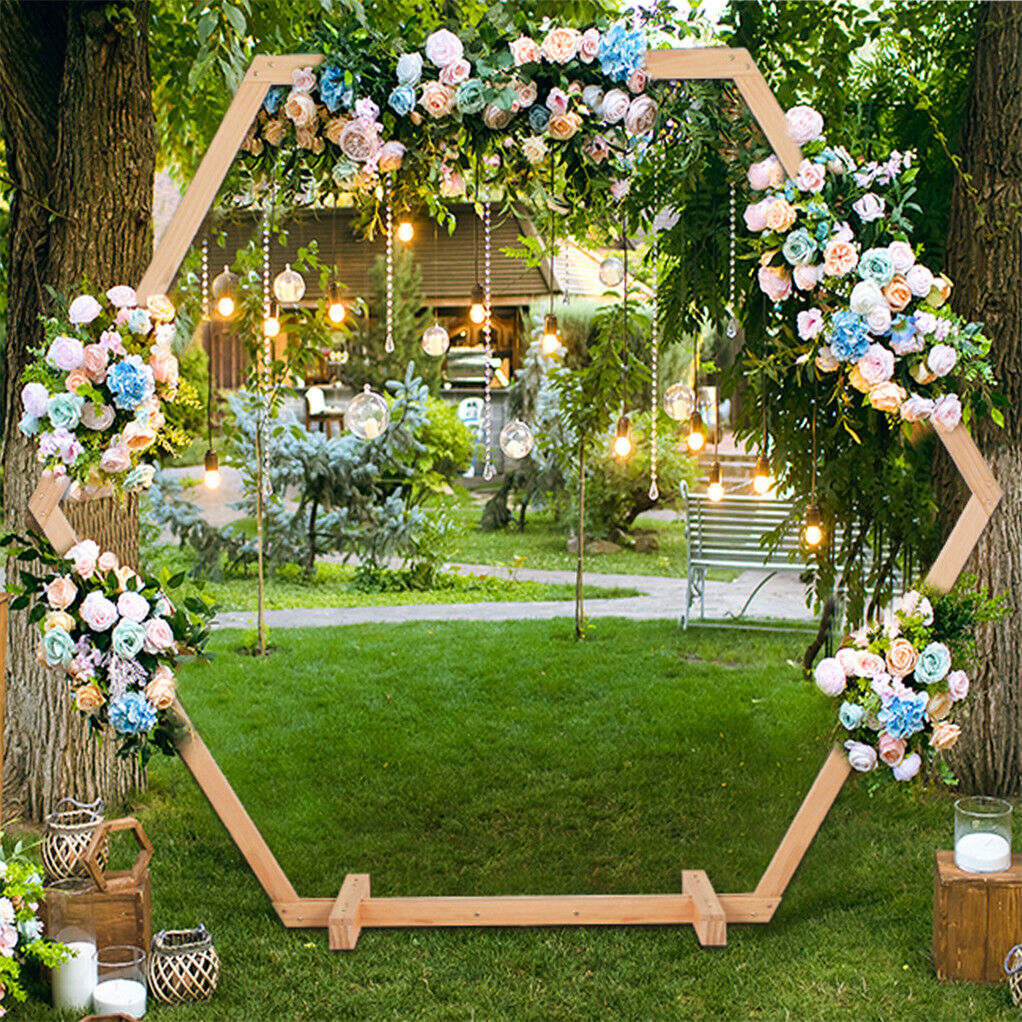 Gorgeous Wedding Arbor Wedding Backdrop Stand Wooden Arch f Garden Wedding Party view 3
