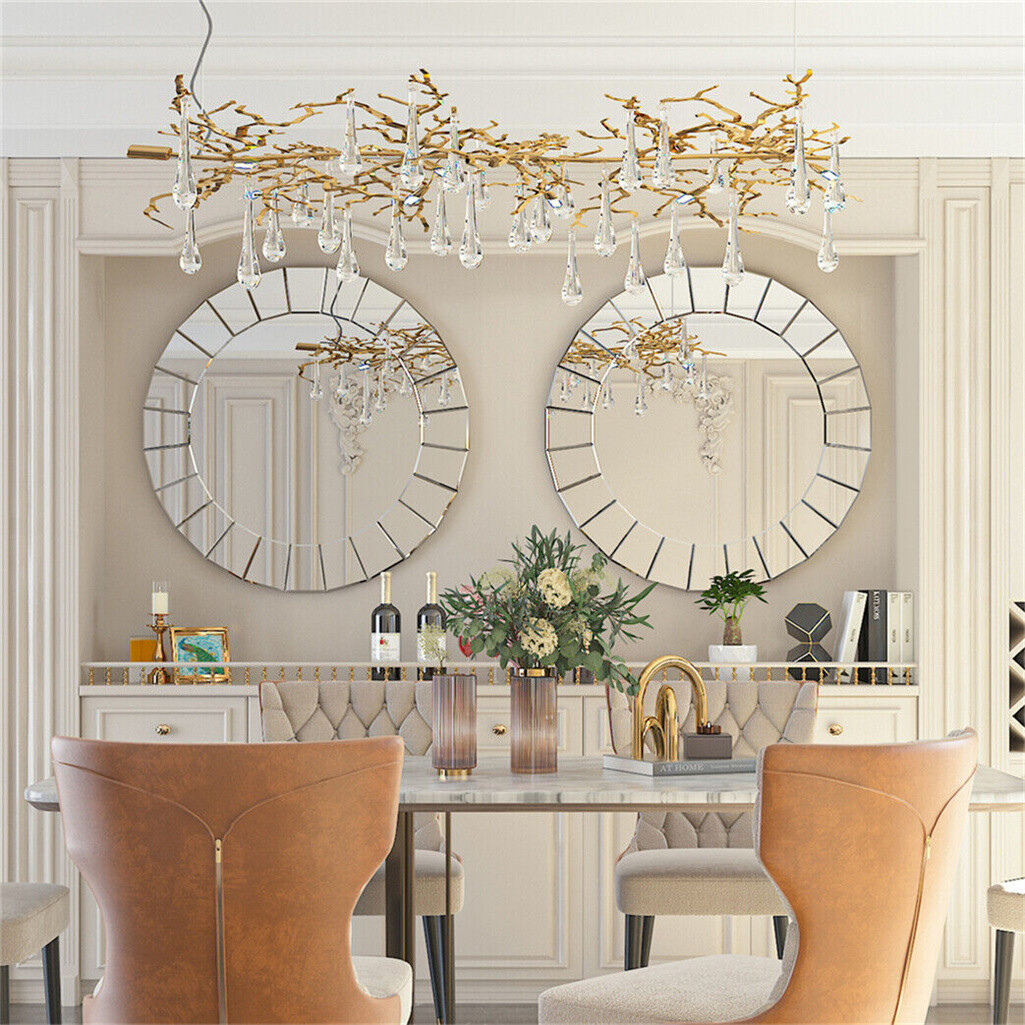 Ultra-modern Round Accent Mirror Venetian Ornate Mirror Decorative Wall Mirror view 3