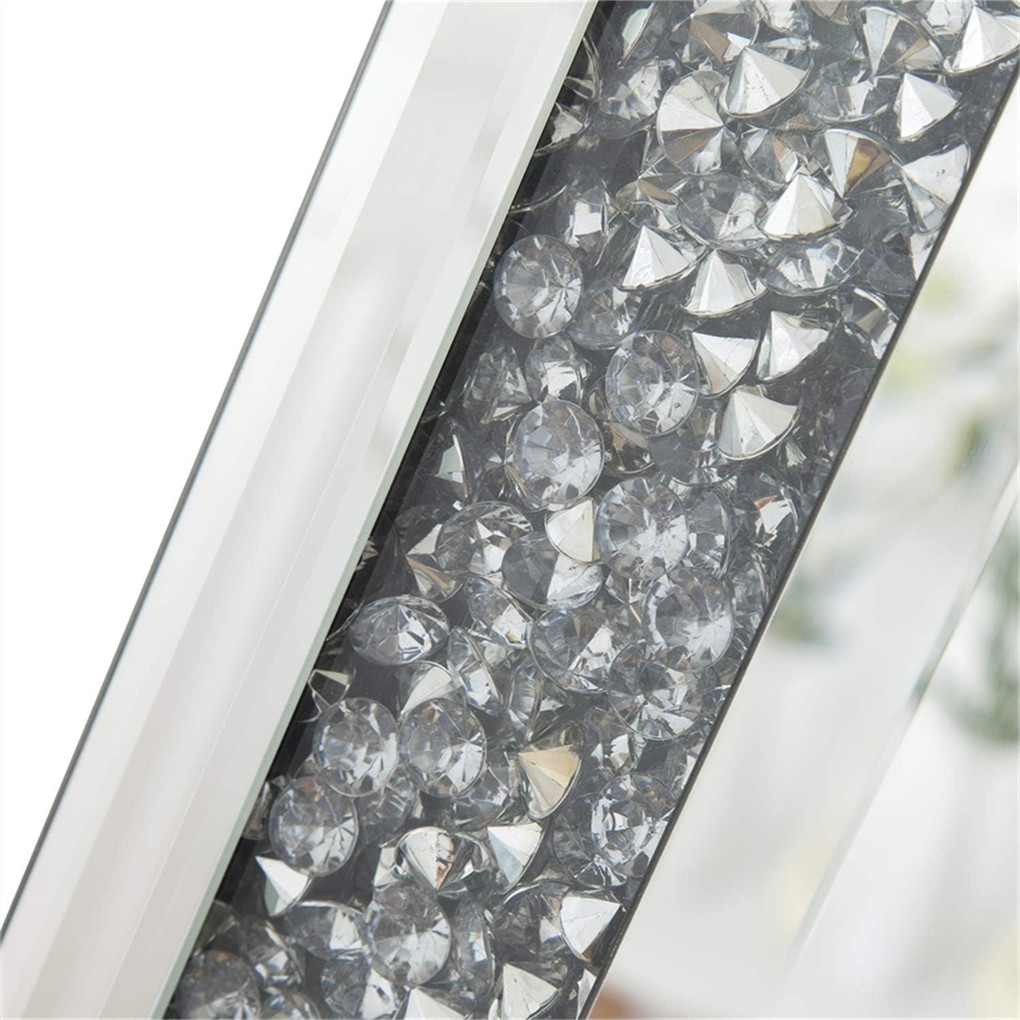 Xxxl Large Gorgeous Diamond Wall Mirror Crushed Crystal Long Full Length Mirror view 6