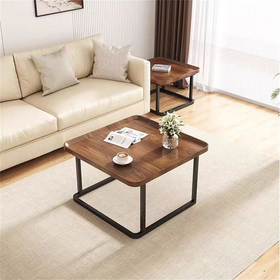 2X Industrial Vintage Stacking Coffee Tables view 4