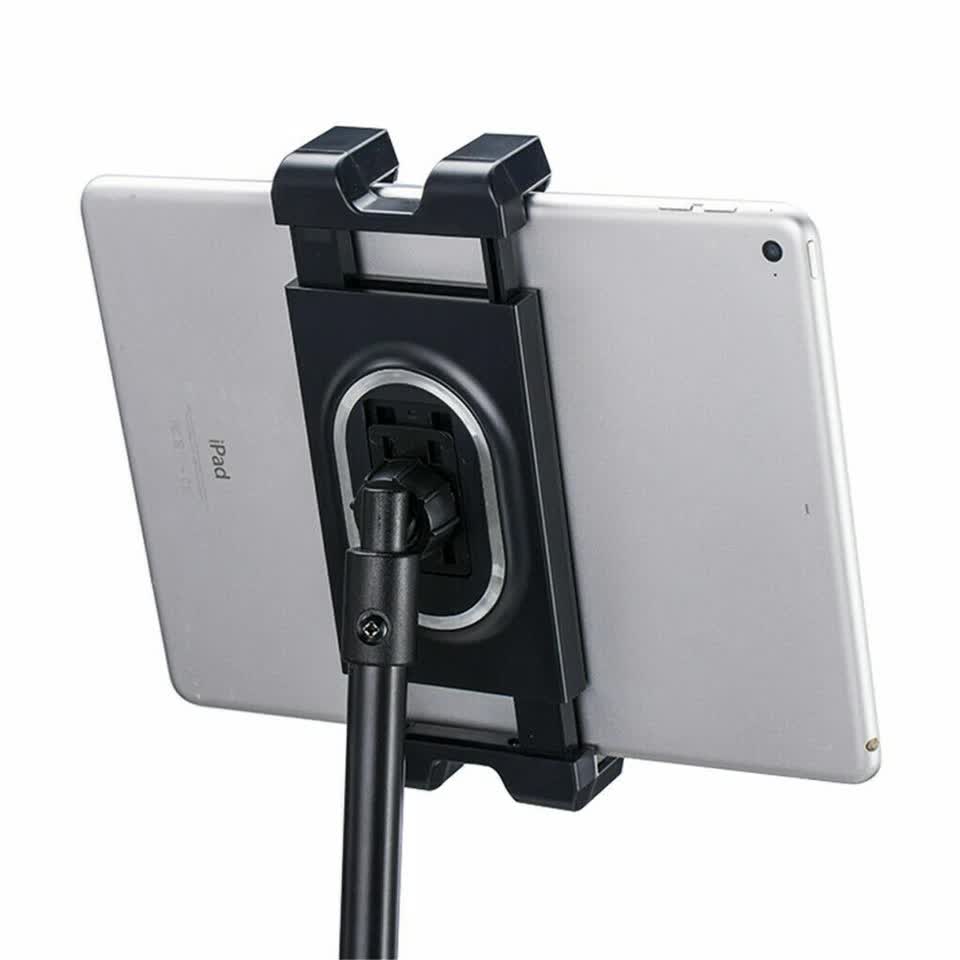 Adjustable 4.7-12.9" Stable Tripod Floor Stand Lazy Tablet Mount Holder for iPad view 10