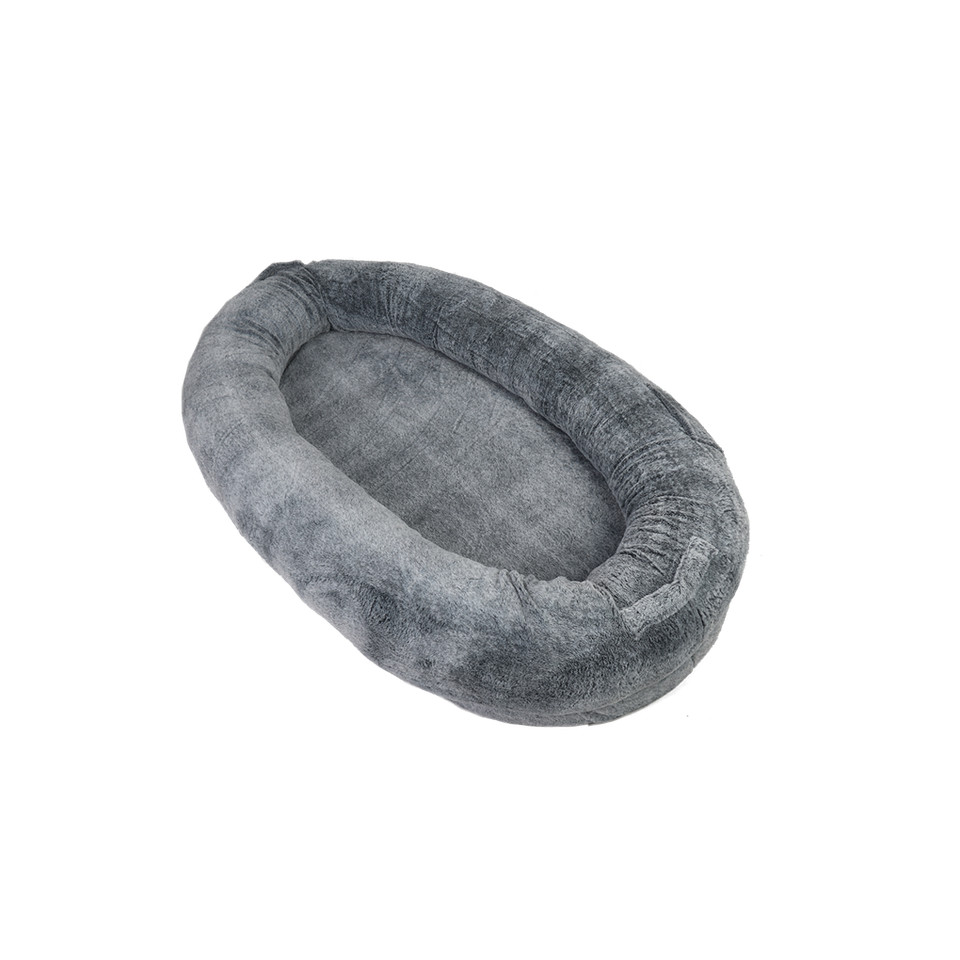 Xxxl Human-Sized Dog Bed Washable Orthopedic Pet Bed Bean Bag With Soft Blanket view 2
