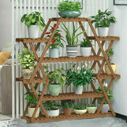 Multilayer Corner Garden Plant Stand Elegant and Practical Display Solution view 3