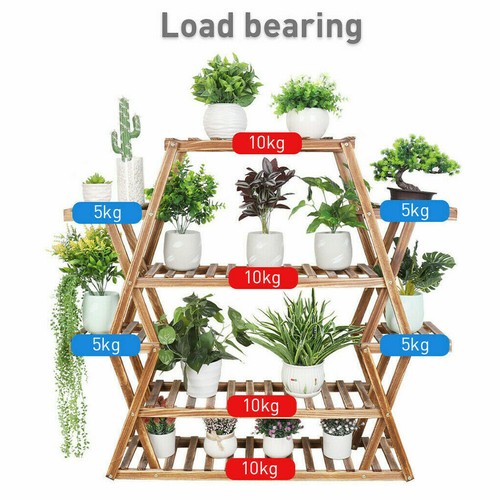 Multilayer Corner Garden Plant Stand Elegant and Practical Display Solution view 9