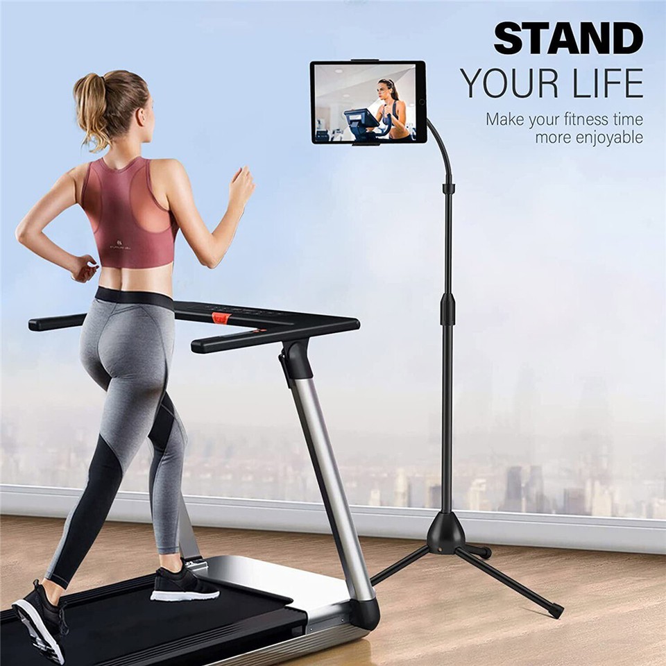 Universal Tripod Floor Stand Holder Adjustable Gooseneck For iPad iPhone Tablet view 3