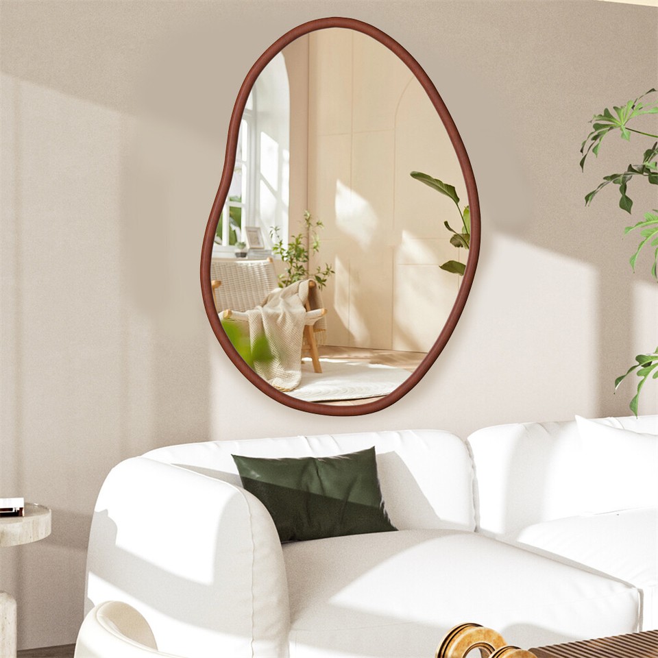 Wooden Frame Wall Mirror - Entryway & Hall Decor view 3