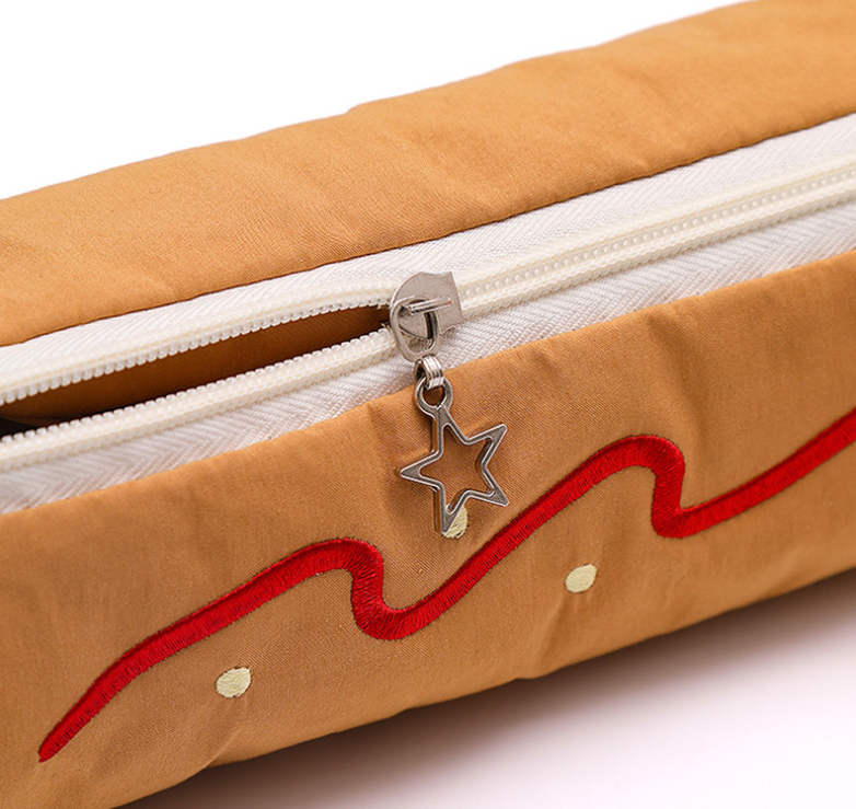 Light Coffee Kitchen Dod Vibrant Color Block Pencil Case - Large Capacity view 2