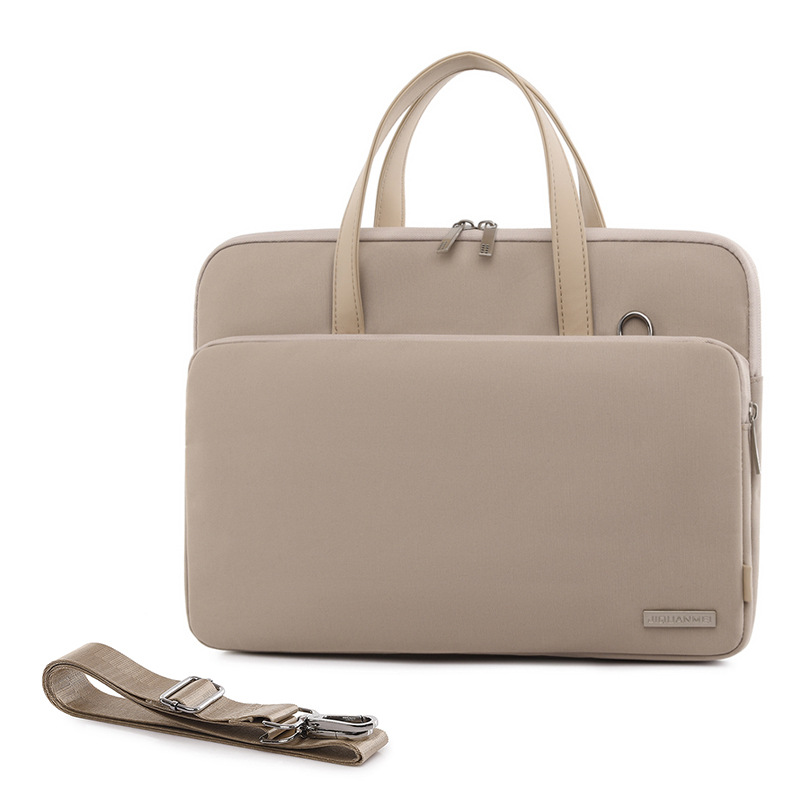 Black Chic Padded Laptop Bag for 15.6-Inch Notebooks - Versatile Shoulder view 3