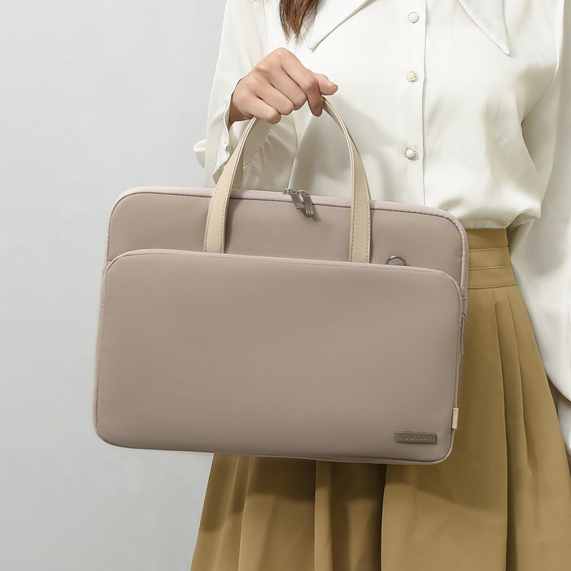 Pink Chic Padded Laptop Bag for 15.6-Inch Notebooks - Versatile Shoulder view 2