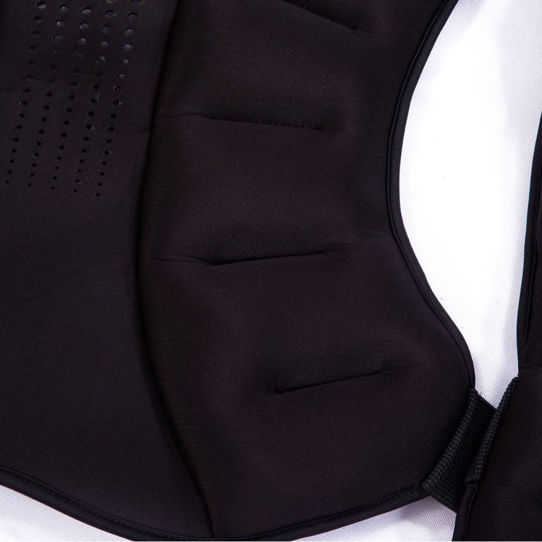 Black Premium Adjustable Weighted Vest for Strength Training view 3